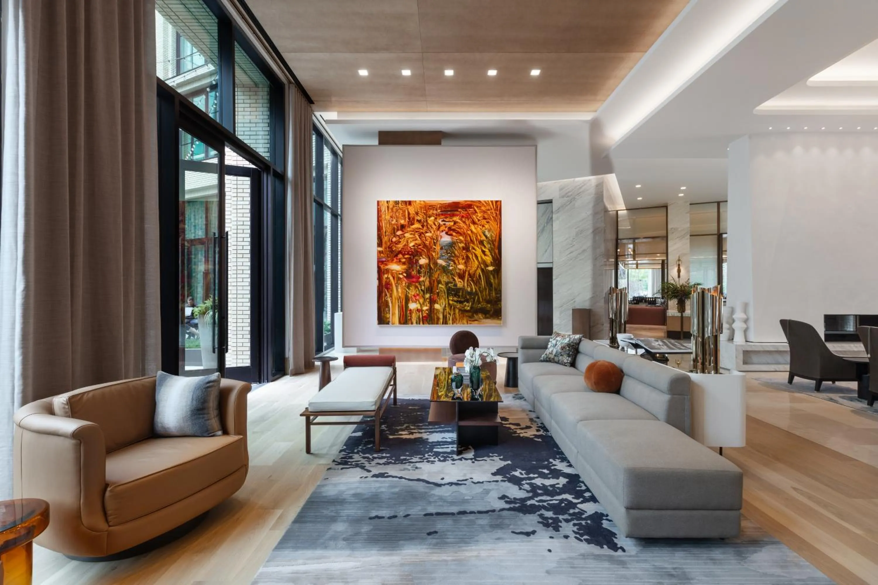 Lobby or reception in The Crescent Hotel, Fort Worth