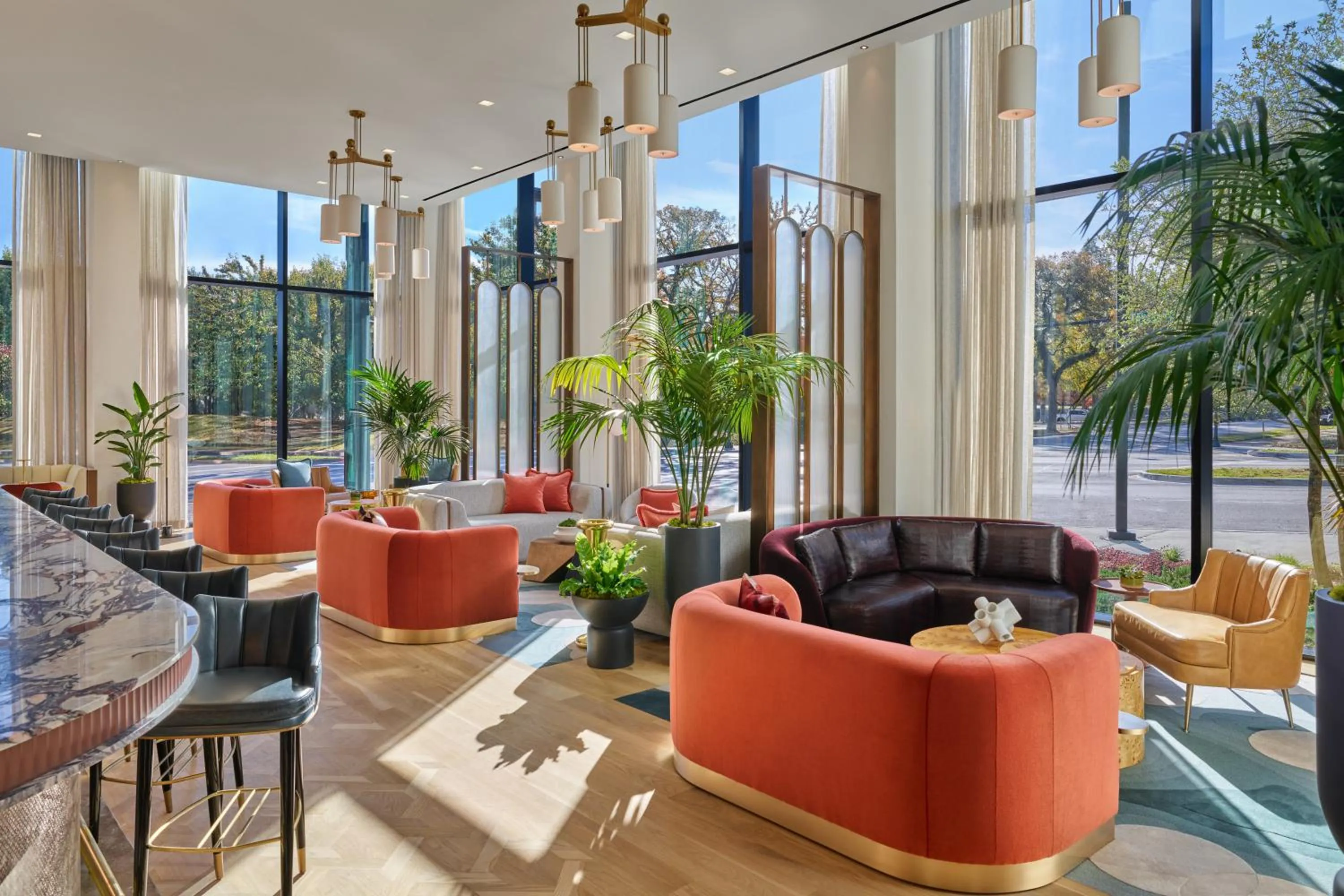 Lounge or bar in The Crescent Hotel, Fort Worth