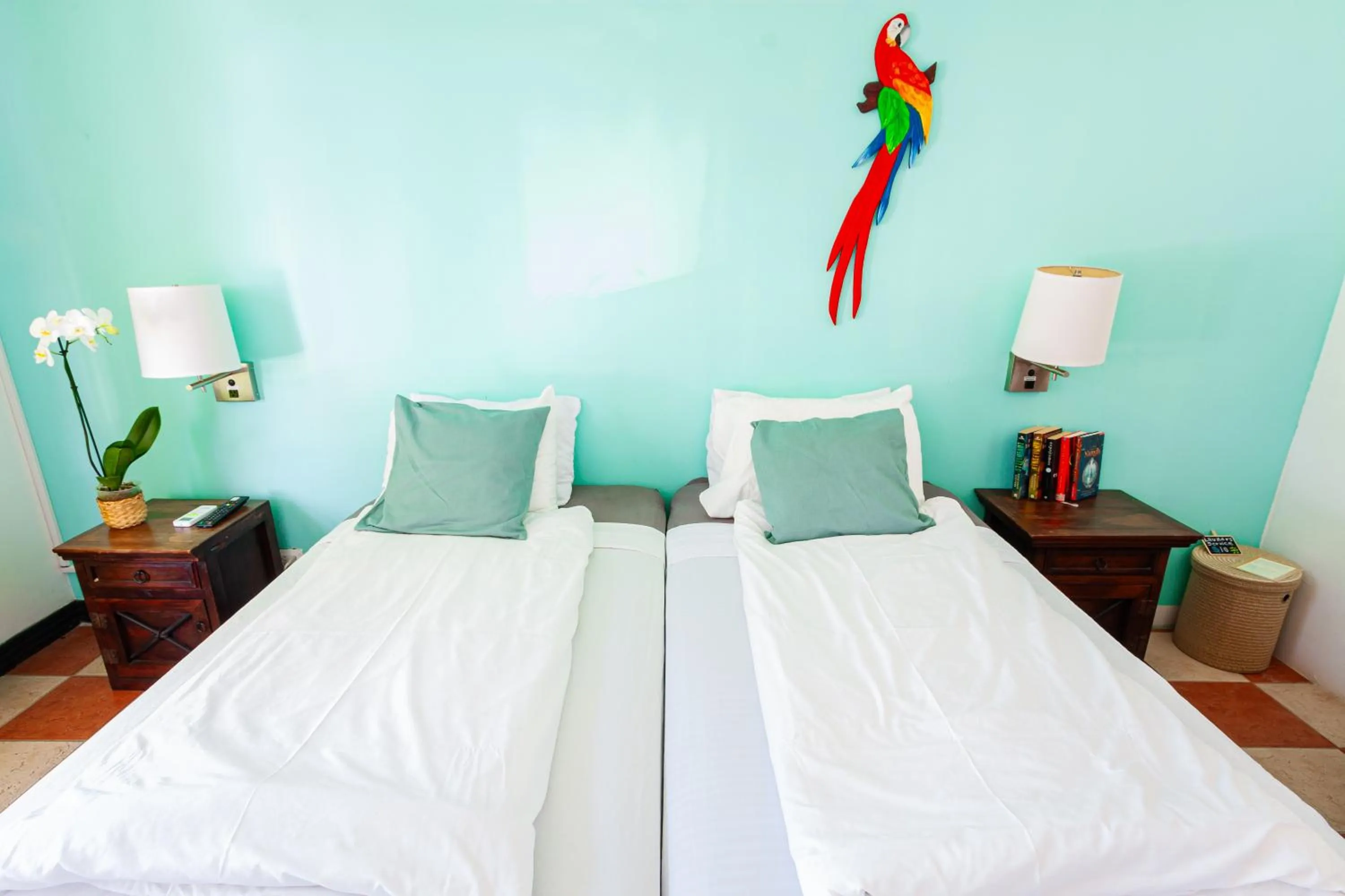 Bed in Posada Nena Santa Ana