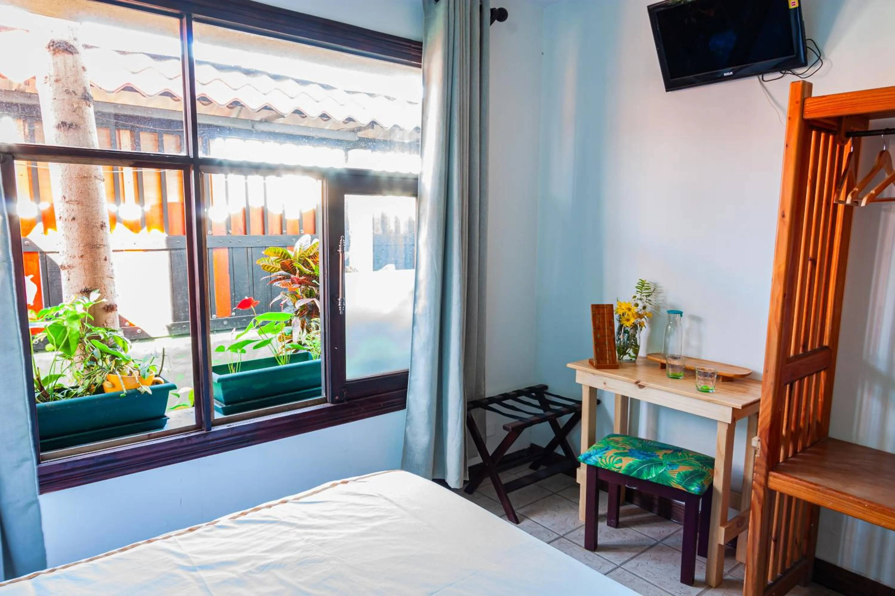 Bed in Posada Nena Santa Ana