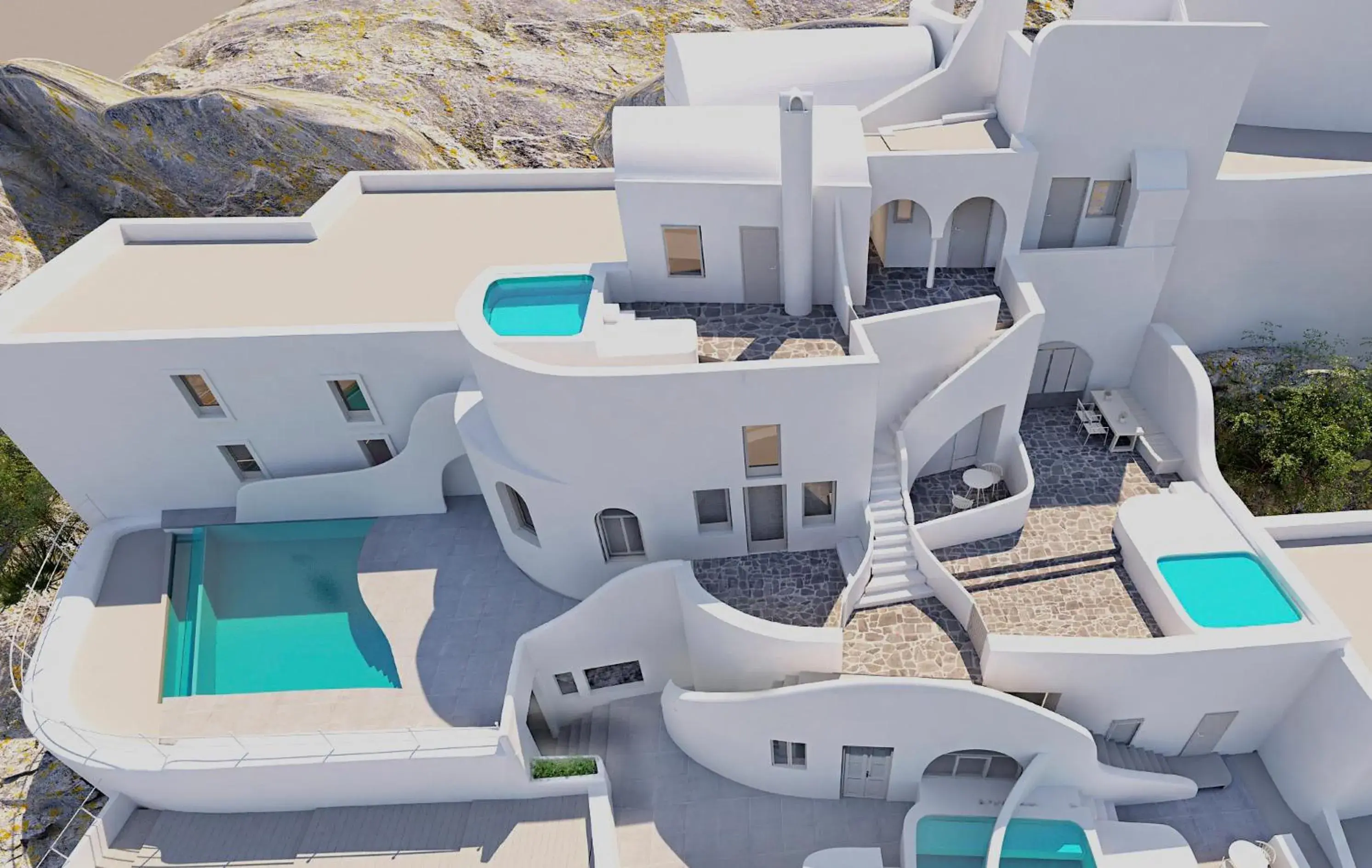 Property building in Eteoro Suites Property building in Eteoro Suites