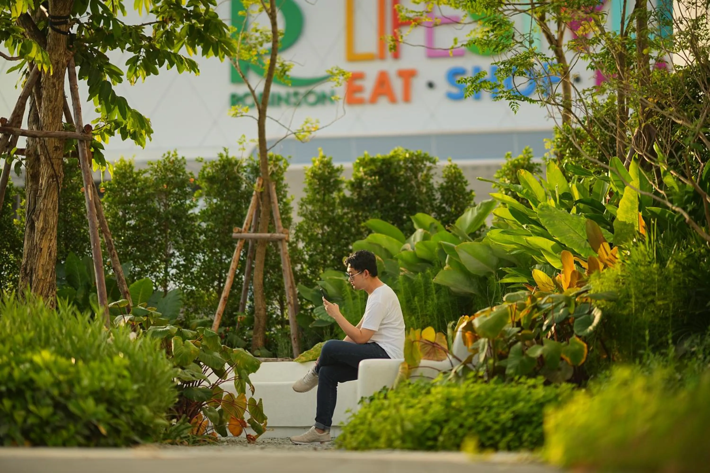 Garden in GO Hotel Ban Chang at Robinson Lifestyle Ban Chang