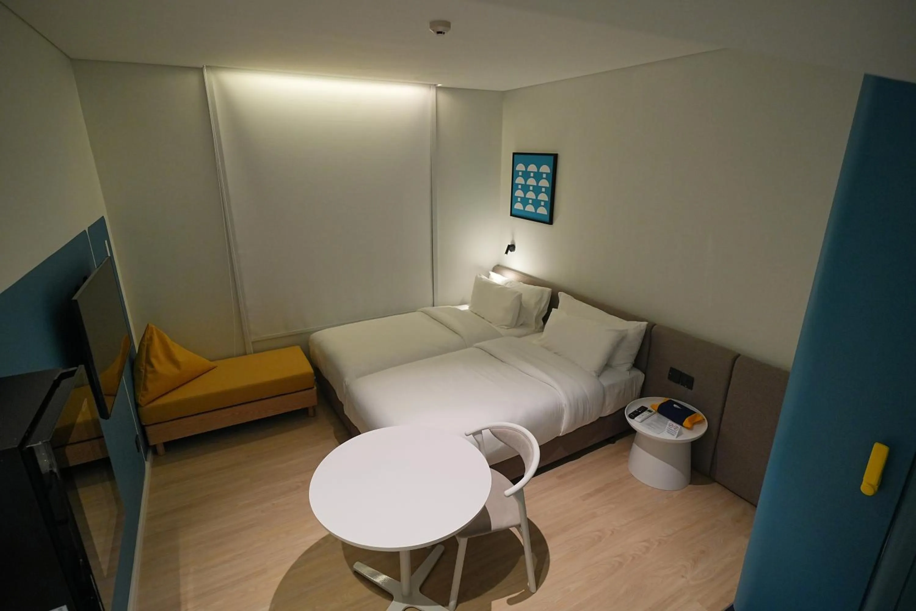 Night, Bed in GO Hotel Ban Chang at Robinson Lifestyle Ban Chang