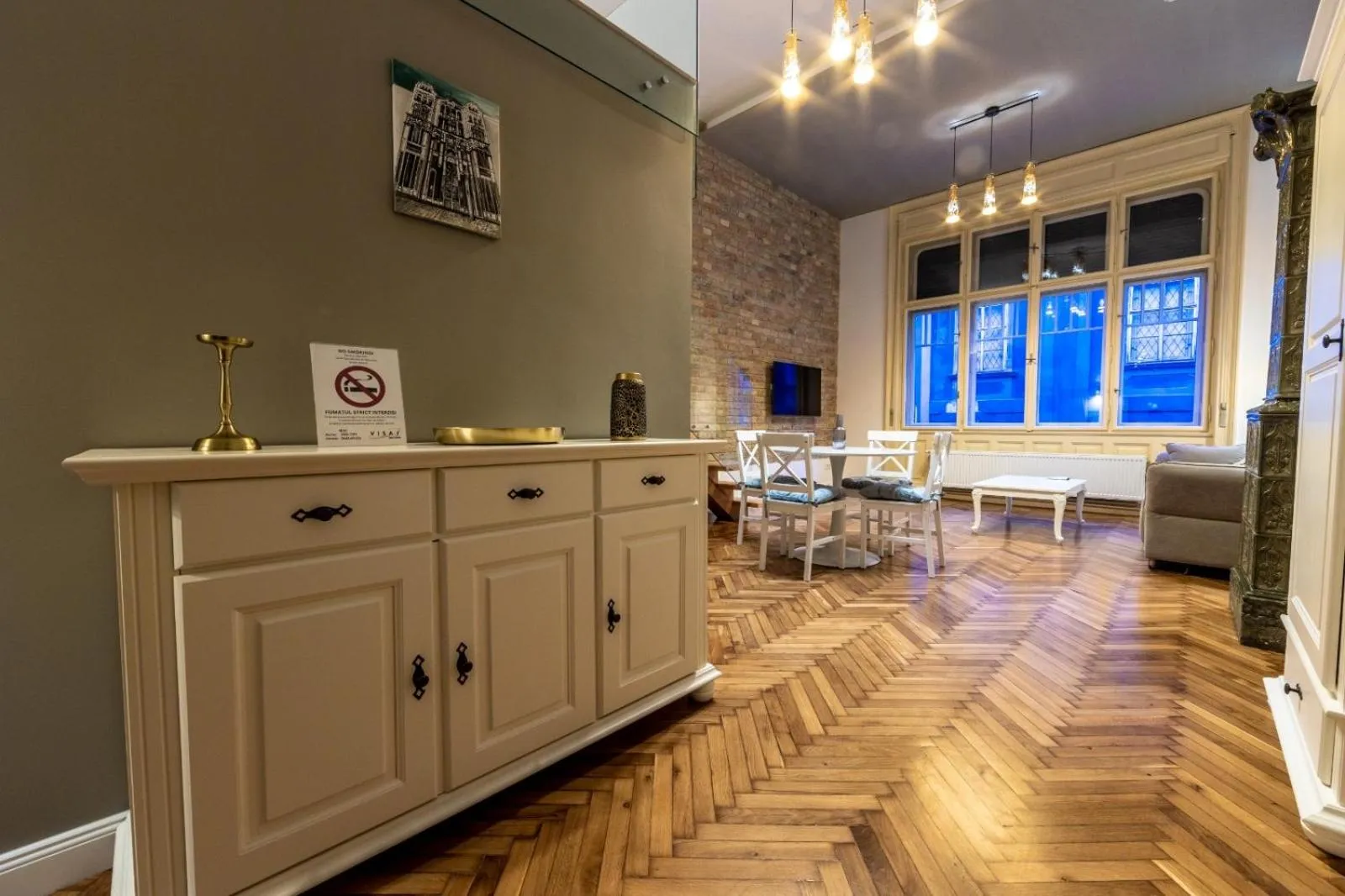 Kitchen or kitchenette in VISAJ Deluxe Downtown