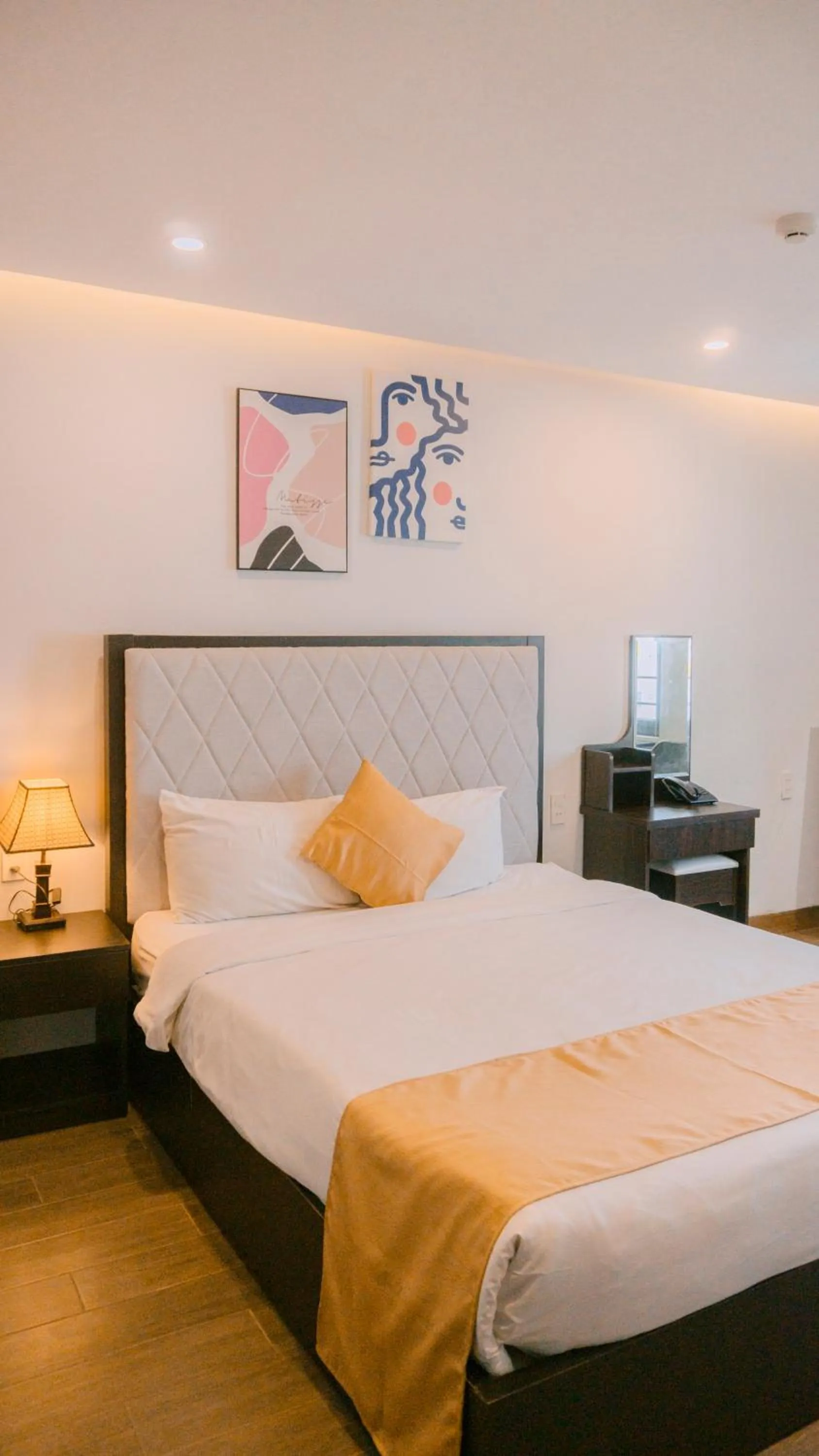 Bed in Horizon Front Beach Hotel Danang