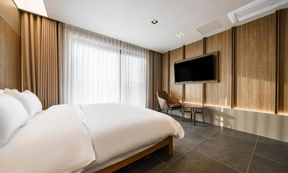 Bed in Anseong Nomad Hotel