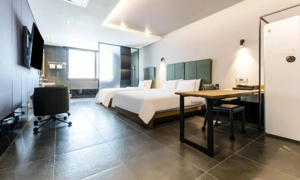 Bed in Anseong Nomad Hotel