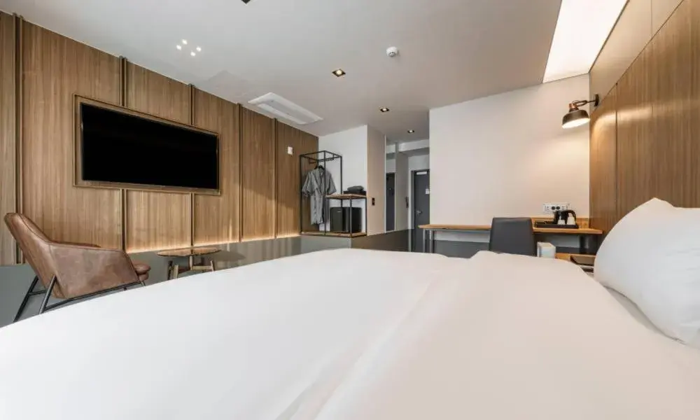 Bed in Anseong Nomad Hotel Bed in Anseong Nomad Hotel