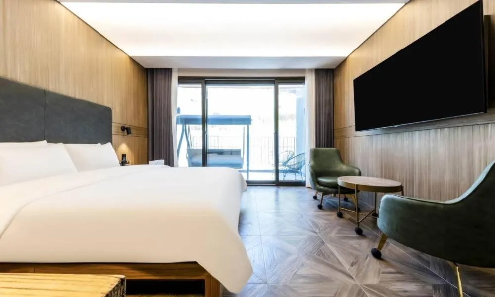 Bed in Anseong Nomad Hotel