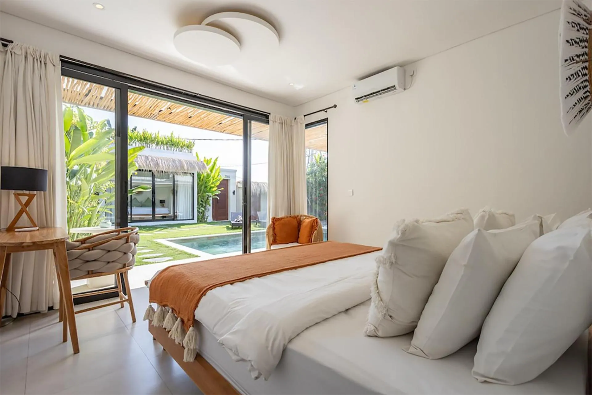 Bedroom, Bed in Villa Mahoni by Optimum Bali Villas