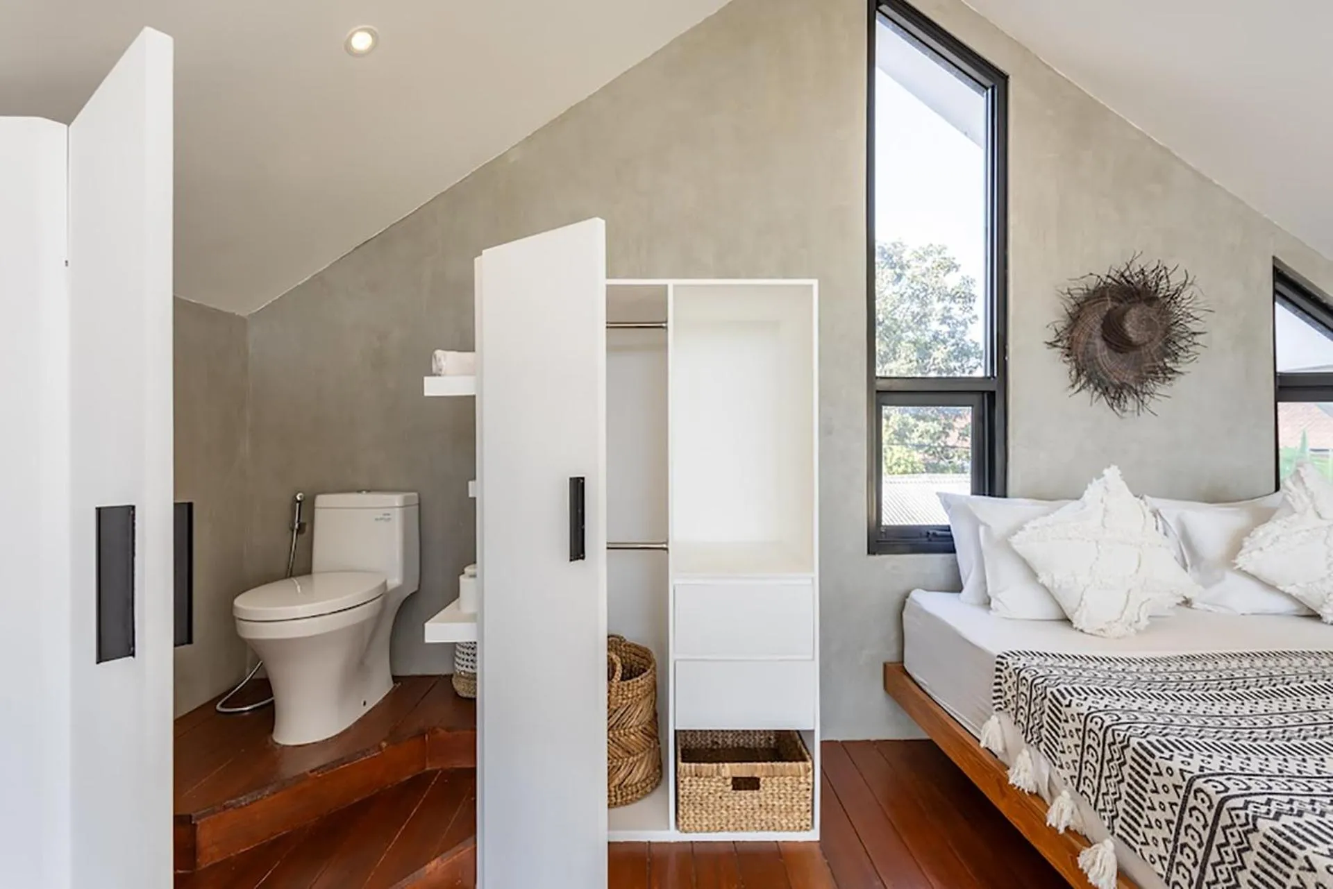 Toilet, Bed in Villa Mahoni by Optimum Bali Villas