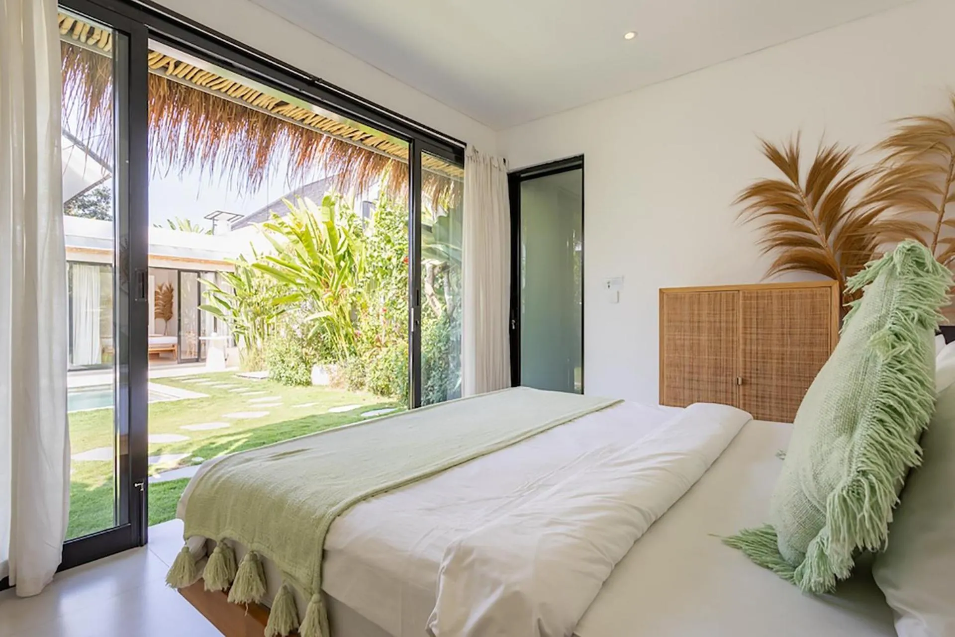 Bedroom, Bed in Villa Mahoni by Optimum Bali Villas