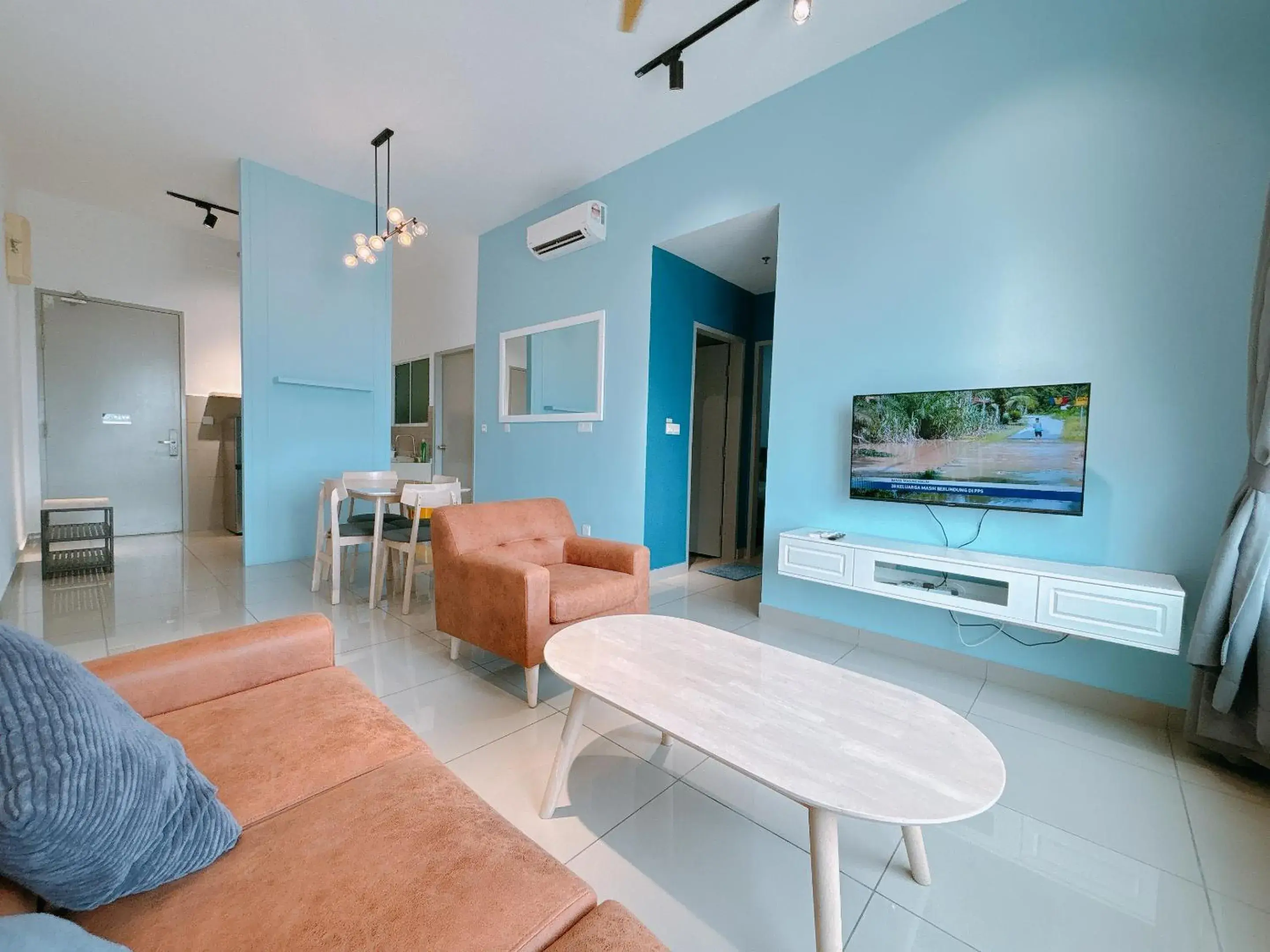 Two-Bedroom Apartment with Garden View in Amber Cove Impression City Melaka By Dawn Stay Free Netflix Two-Bedroom Apartment with Garden View in Amber Cove Impression City Melaka By Dawn Stay Free Netflix