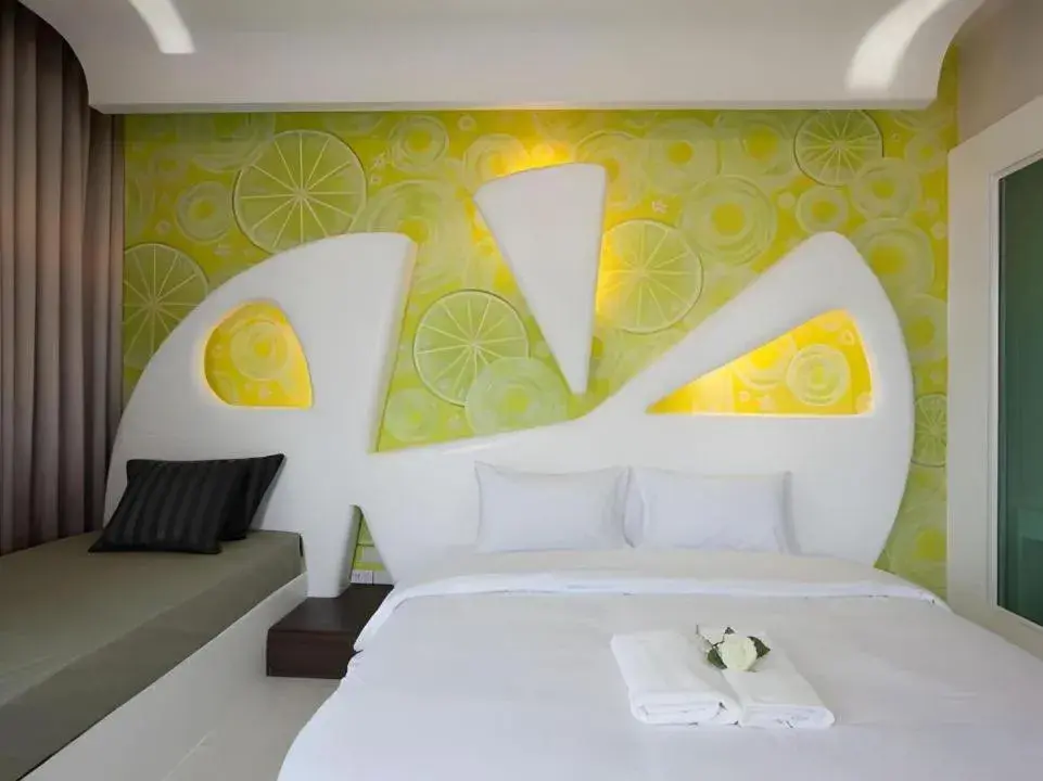 Bed in O-Bay Design Hotel Prachuap Bed in O-Bay Design Hotel Prachuap