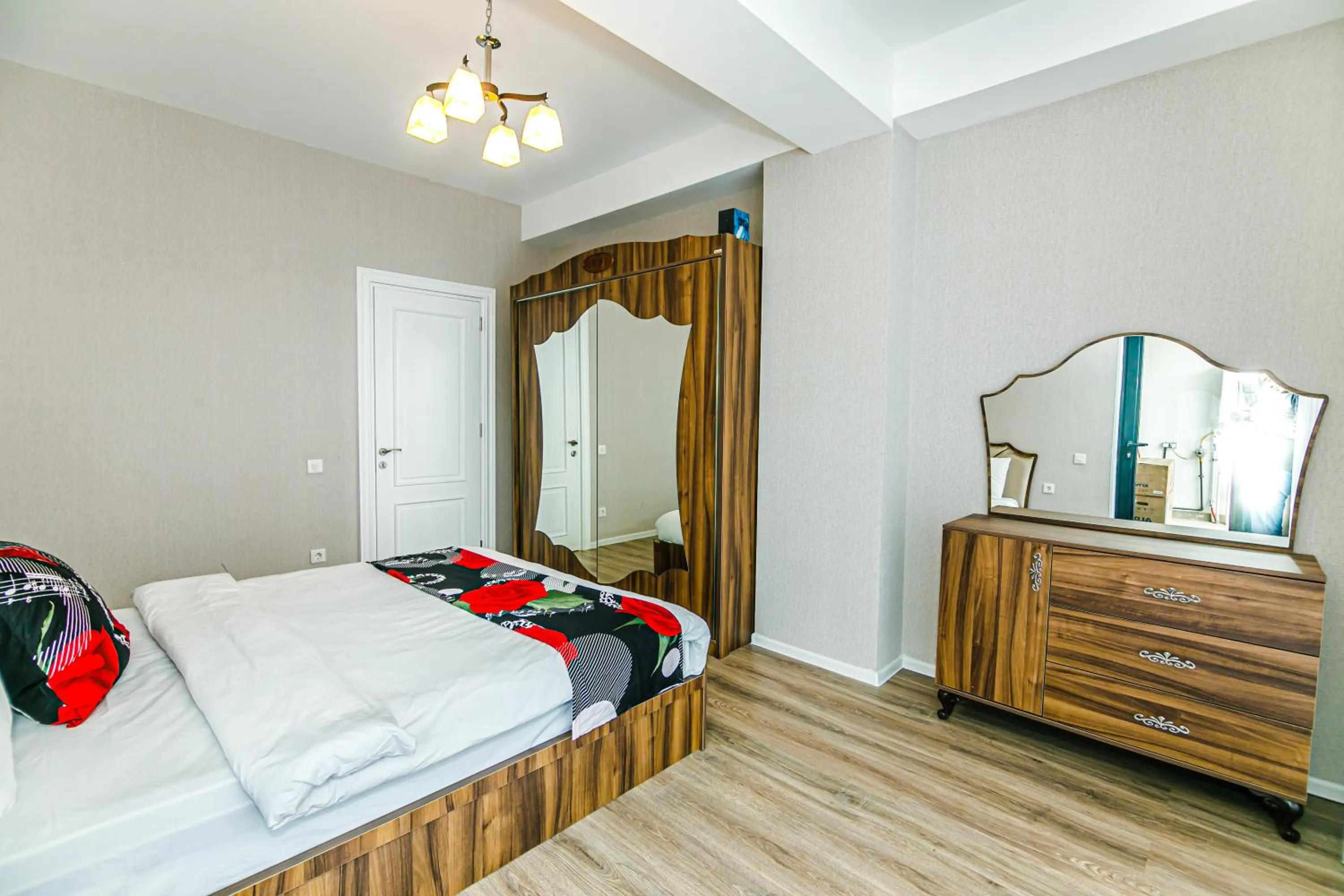 Bed in Sabah Residance Garden Wiev