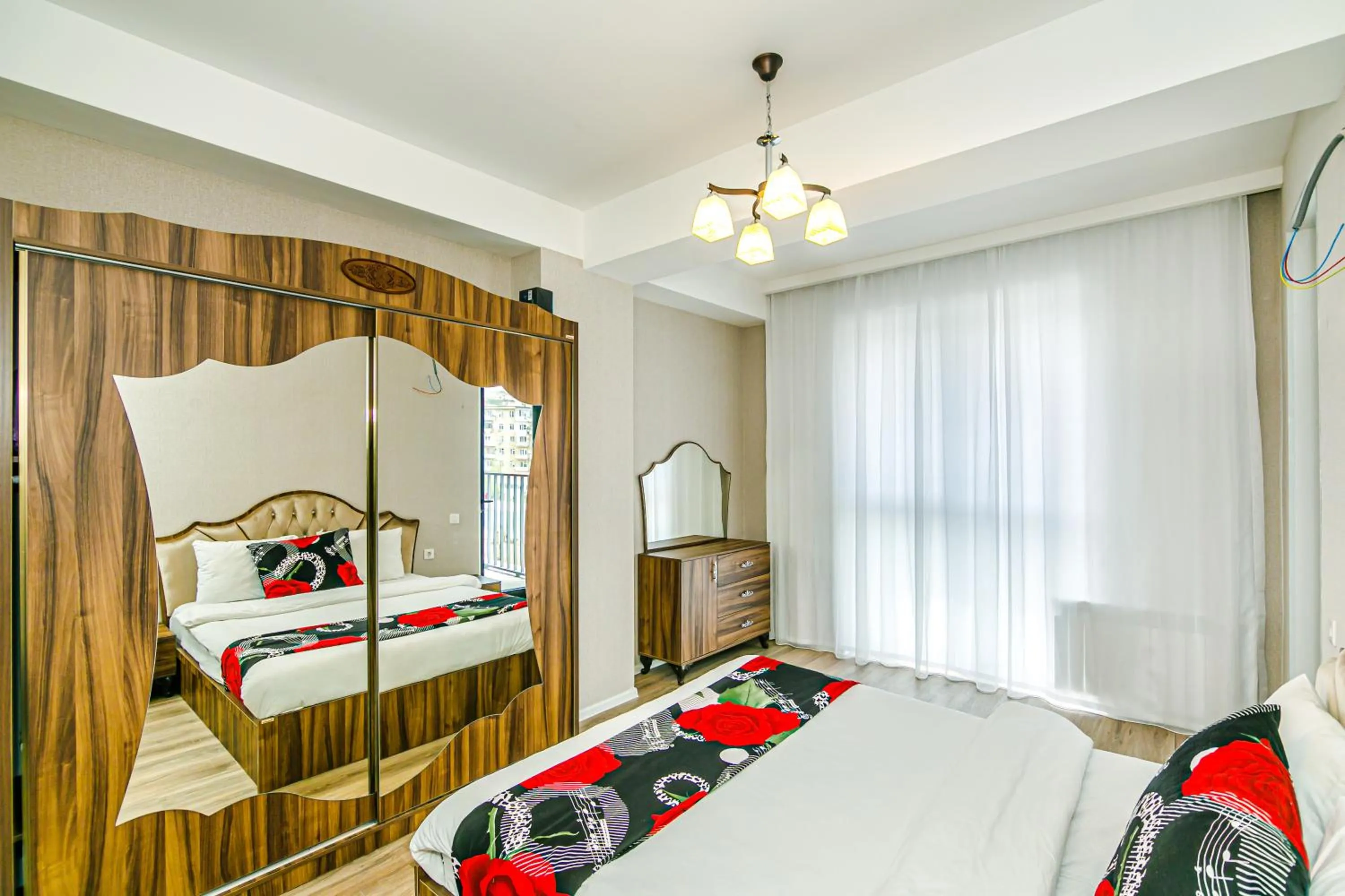 Bed in Sabah Residance Garden Wiev