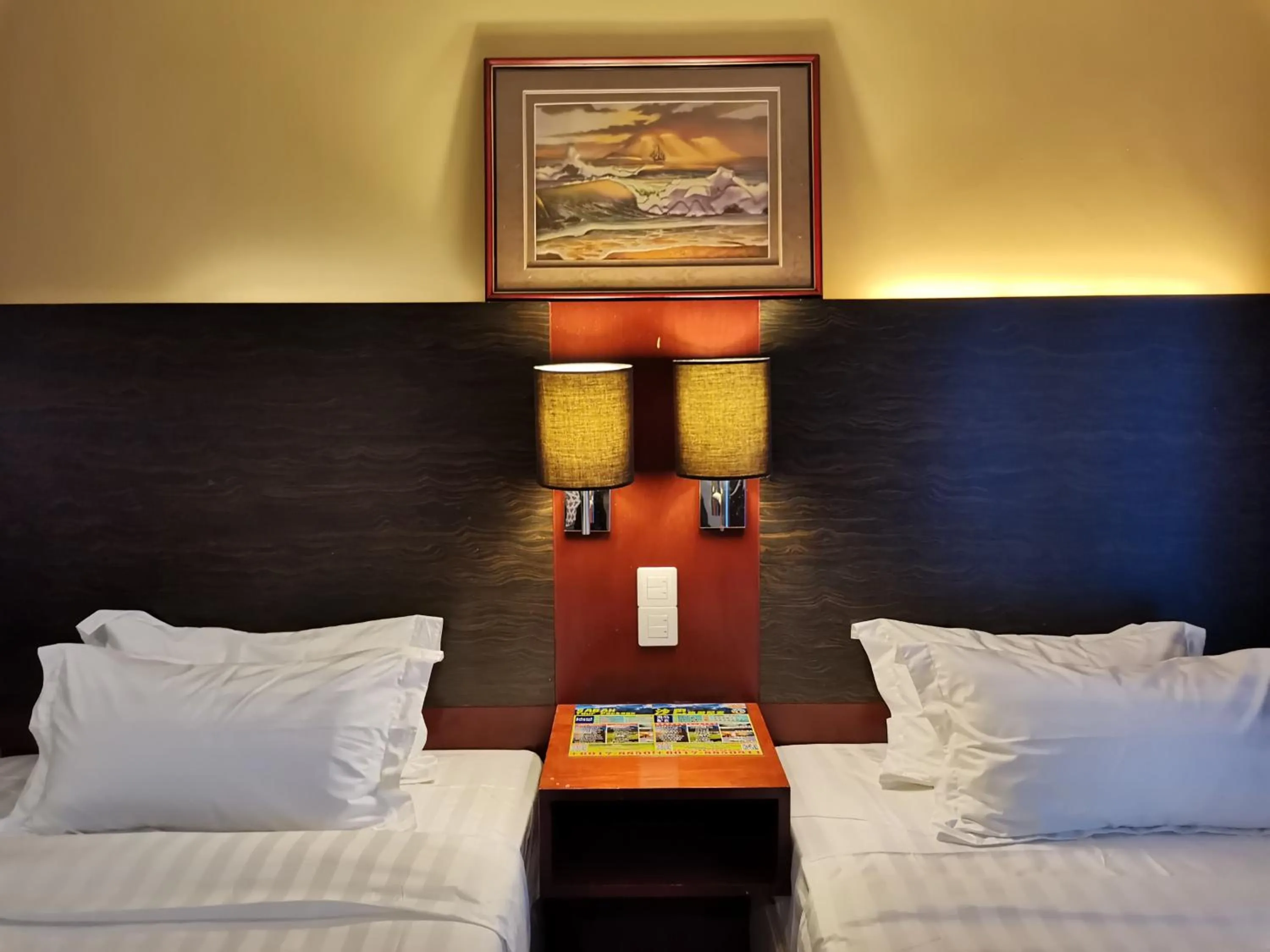 Bed in Greenage MingSuite 明绿时代套房 Kota Kinabalu 亚庇市中心