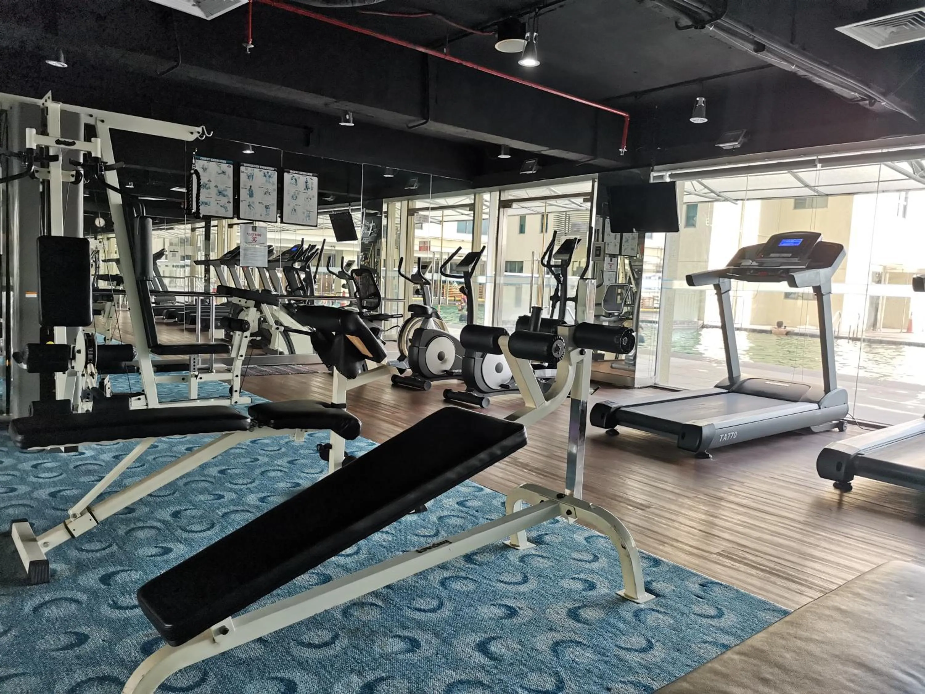 Fitness centre/facilities in Greenage MingSuite 明绿时代套房 Kota Kinabalu 亚庇市中心