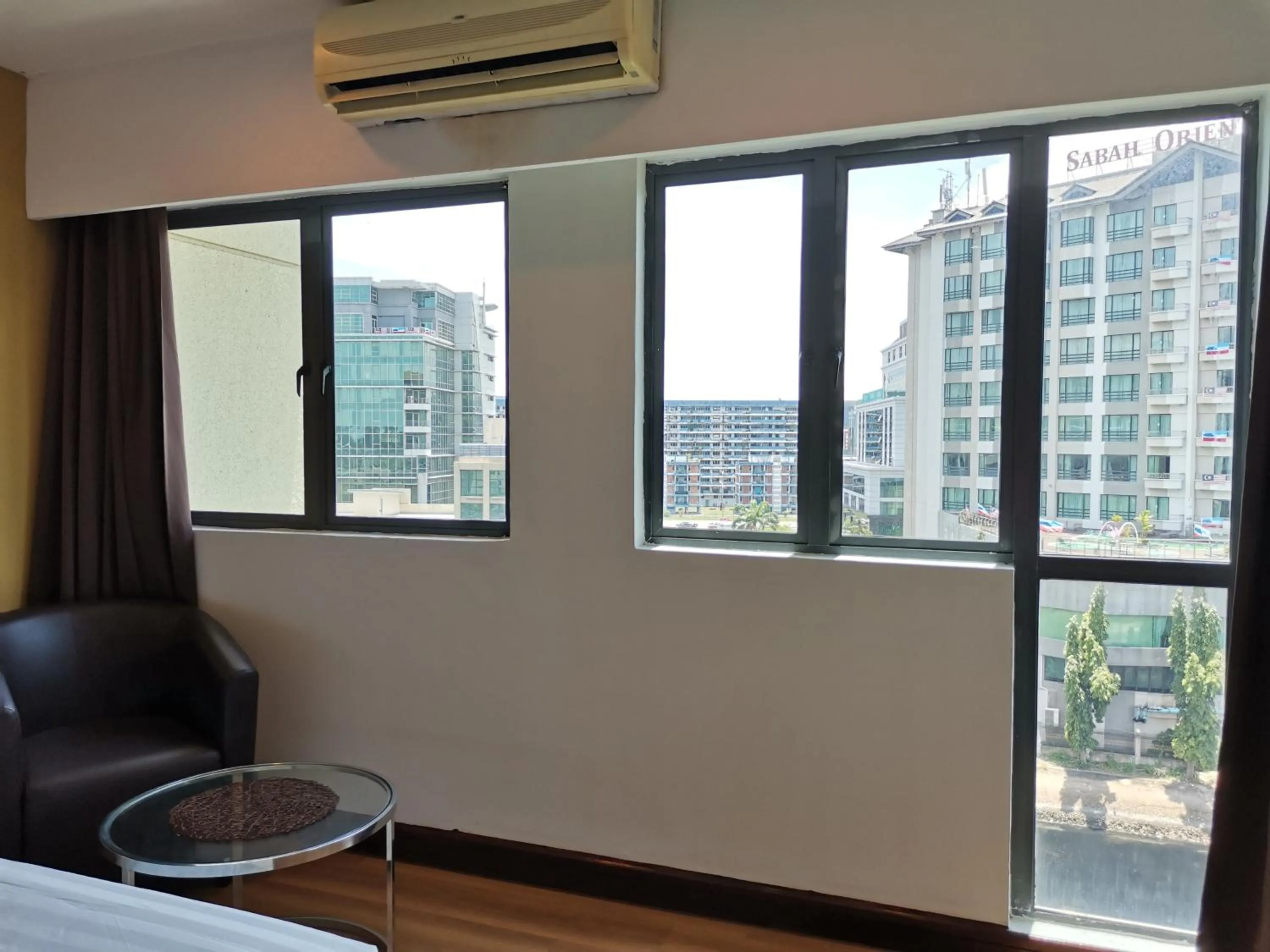 Bed in Greenage MingSuite 明绿时代套房 Kota Kinabalu 亚庇市中心