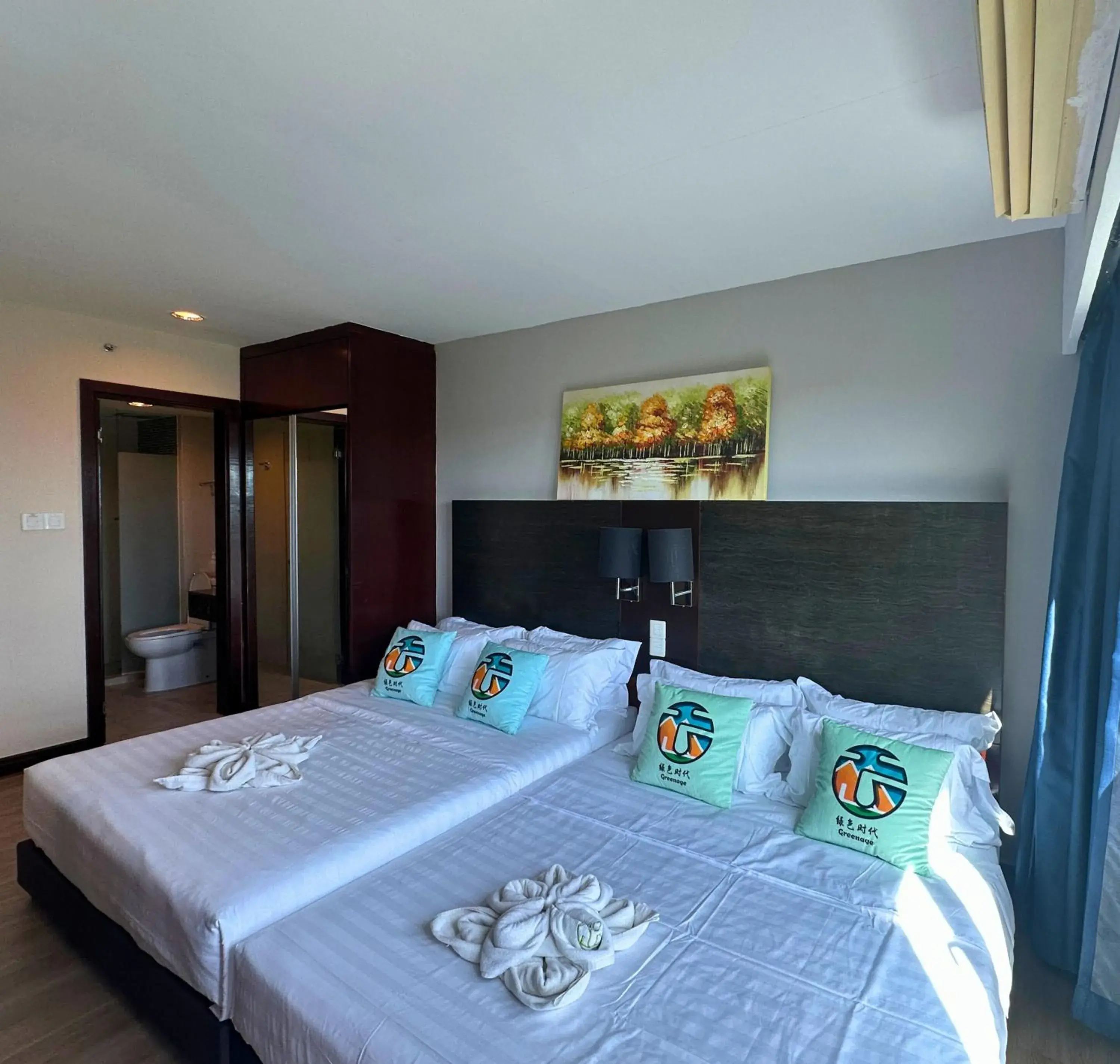 Bed in Greenage MingSuite 明绿时代套房 Kota Kinabalu 亚庇市中心 Bed in Greenage MingSuite 明绿时代套房 Kota Kinabalu 亚庇市中心