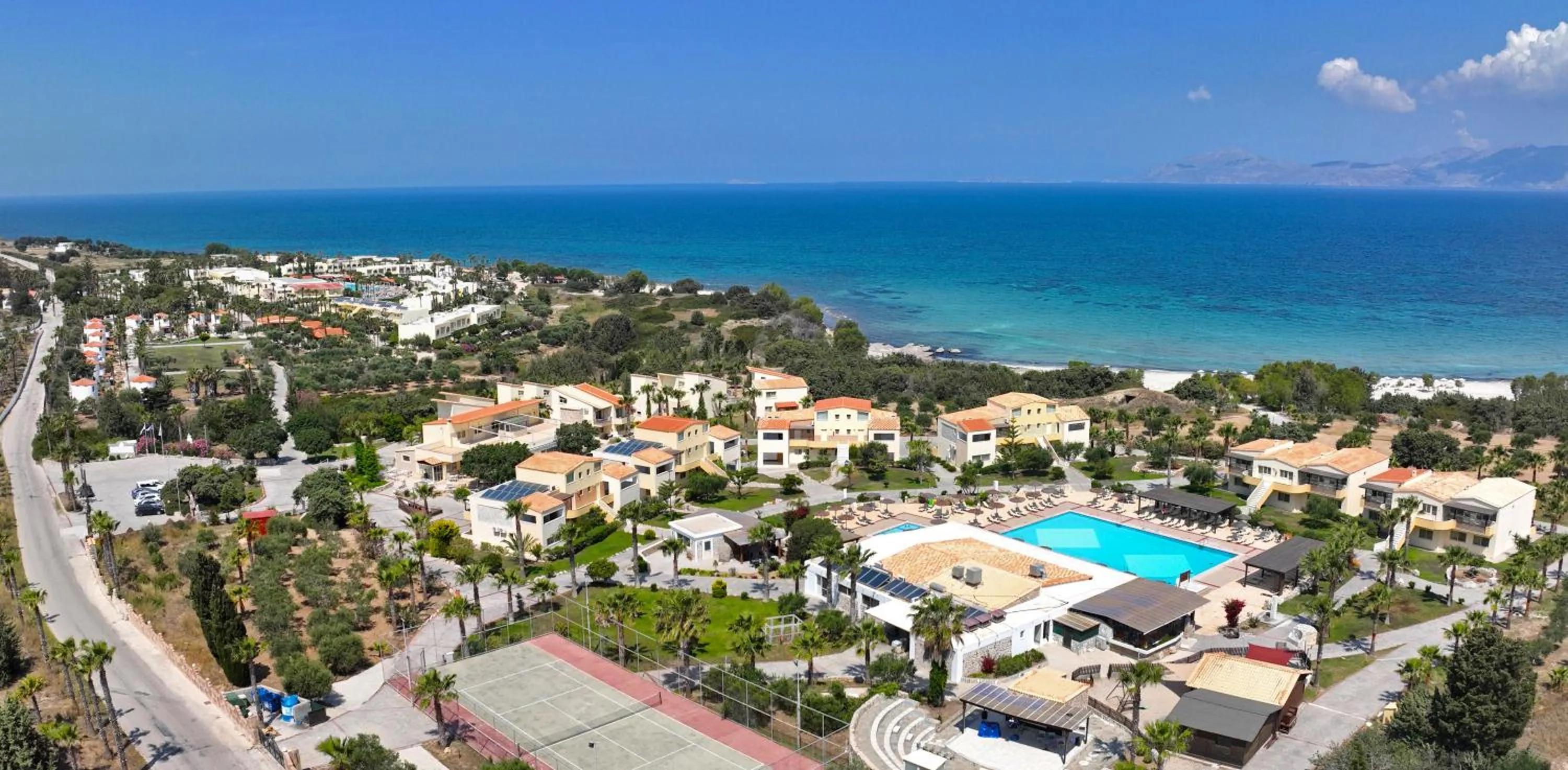 Bird's eye view in Achilleas Beach Hotel Adults Only
