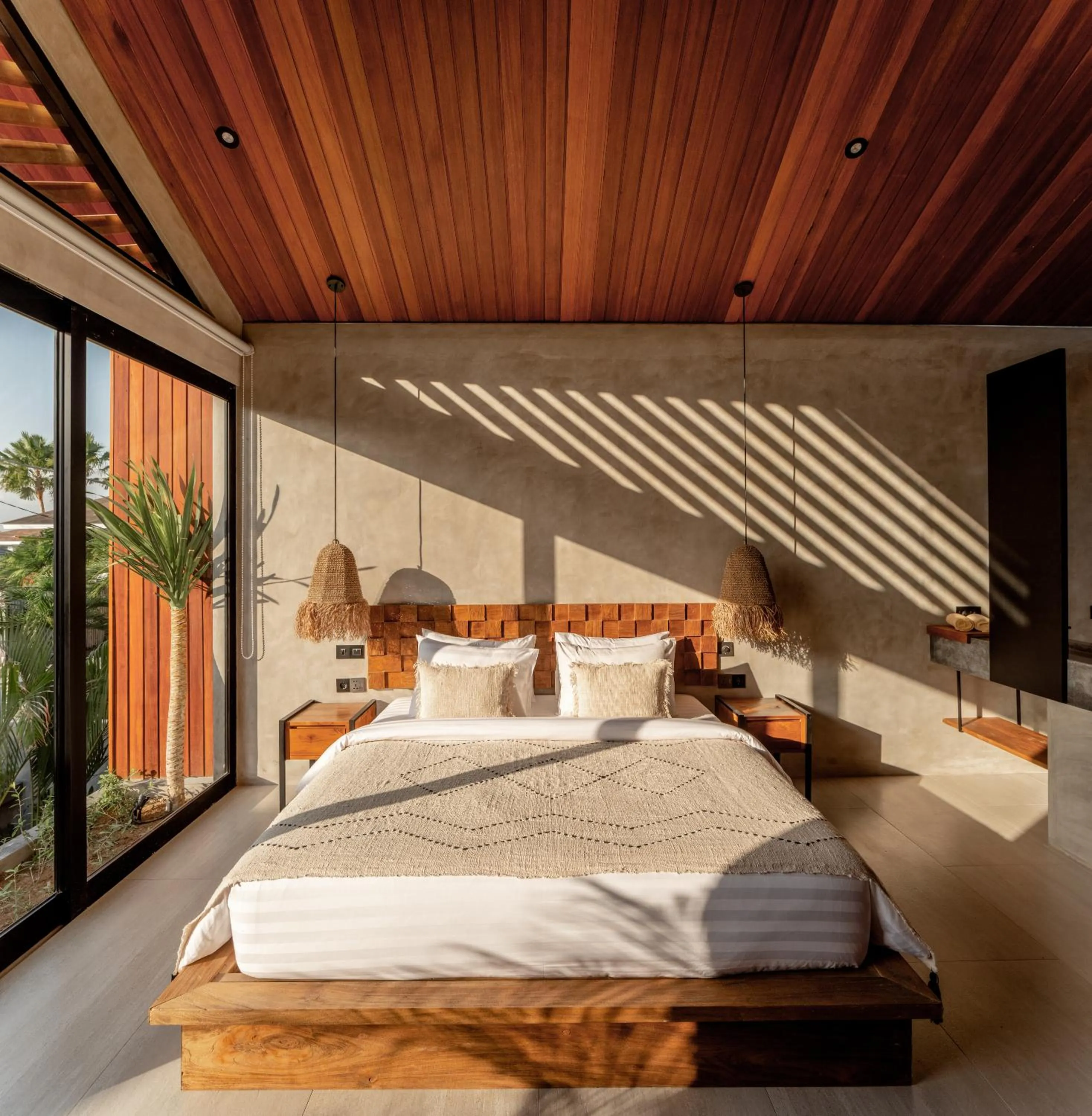 Bedroom, Bed in Blacksand Villas Canggu