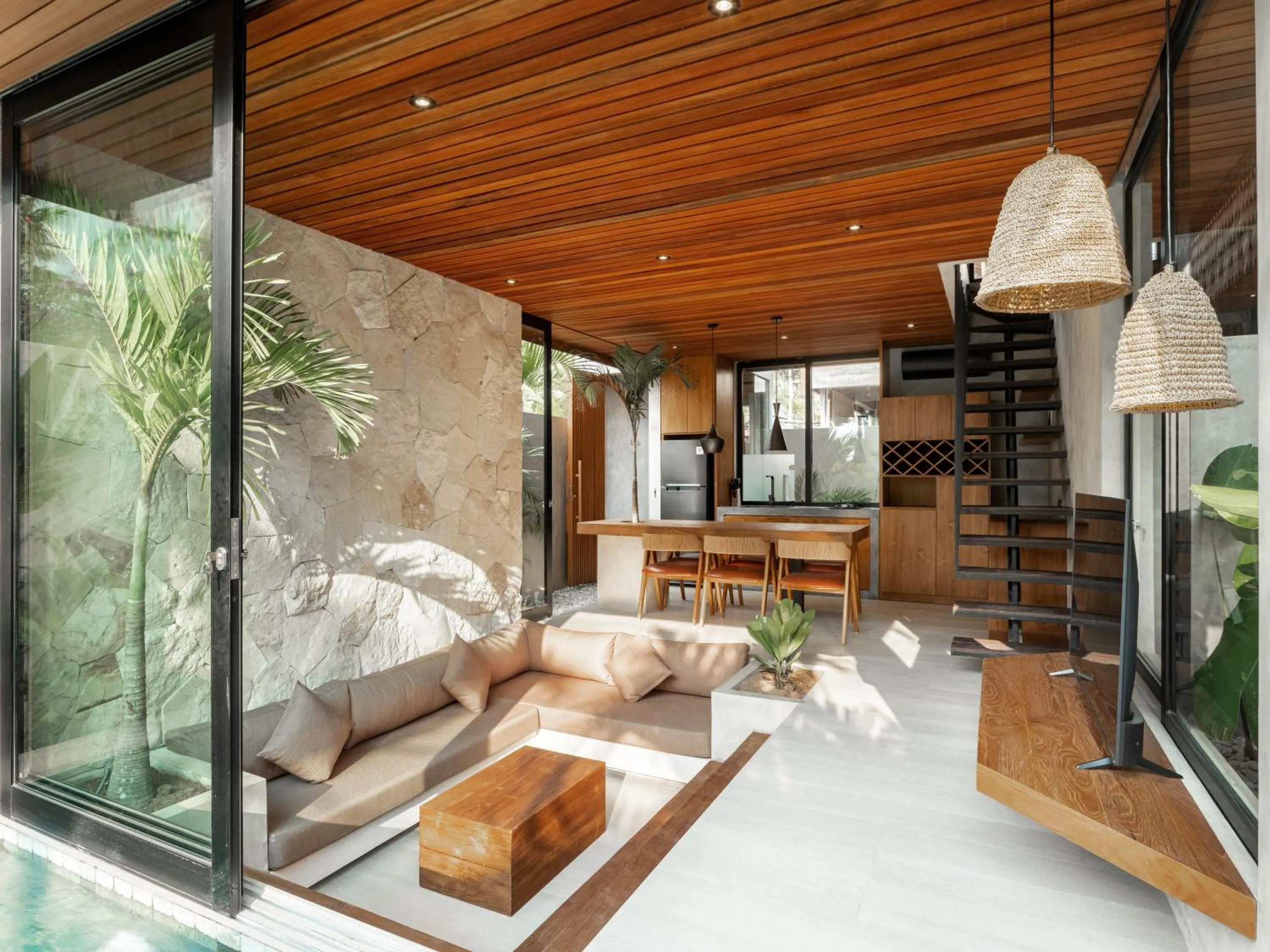 TV and multimedia in Blacksand Villas Canggu