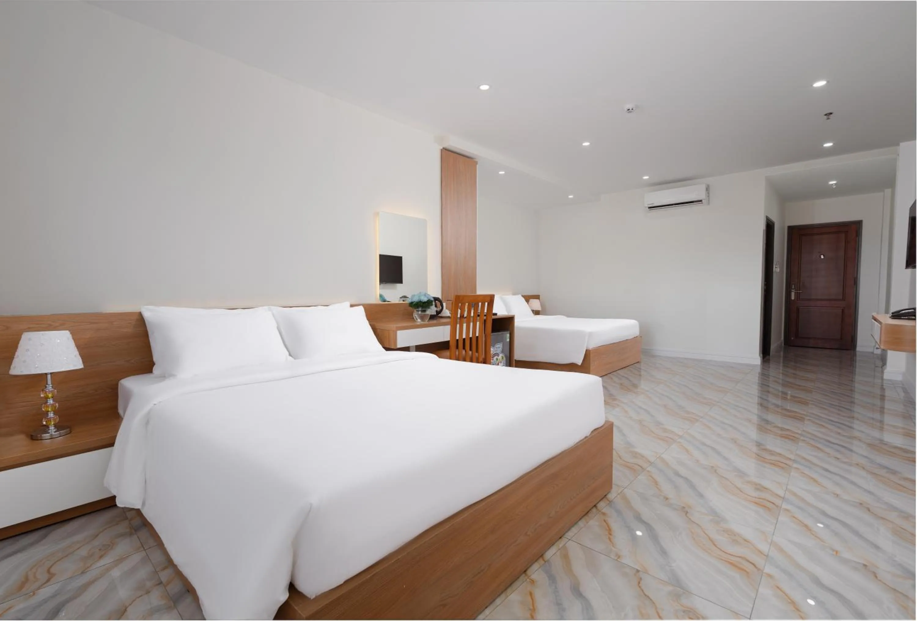 Photo of the whole room, Bed in DONG PHUONG HOTEL