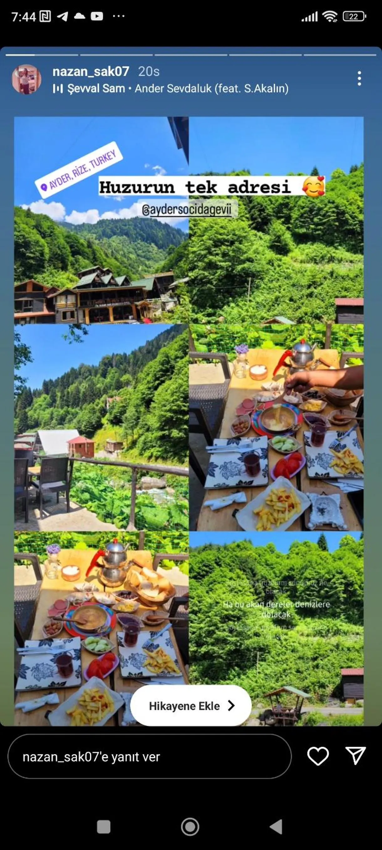 Natural landscape in AYDER SOCi DAĞ EVLERİ