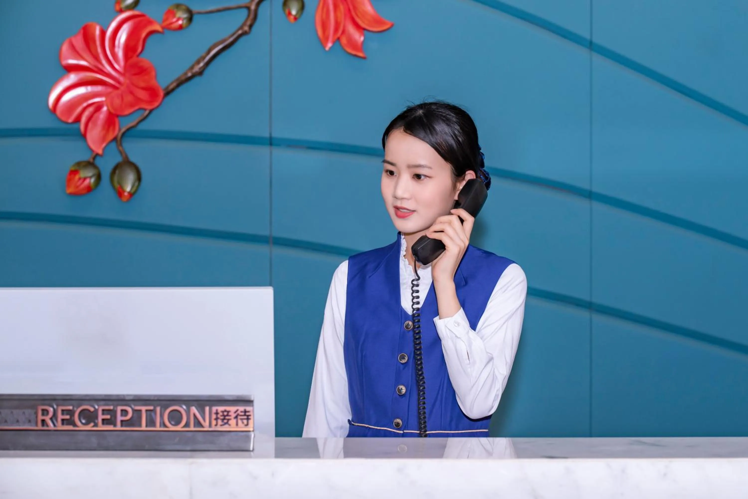 Lobby or reception in Guangzhou Southern Airlines Pearl Airport Hotel