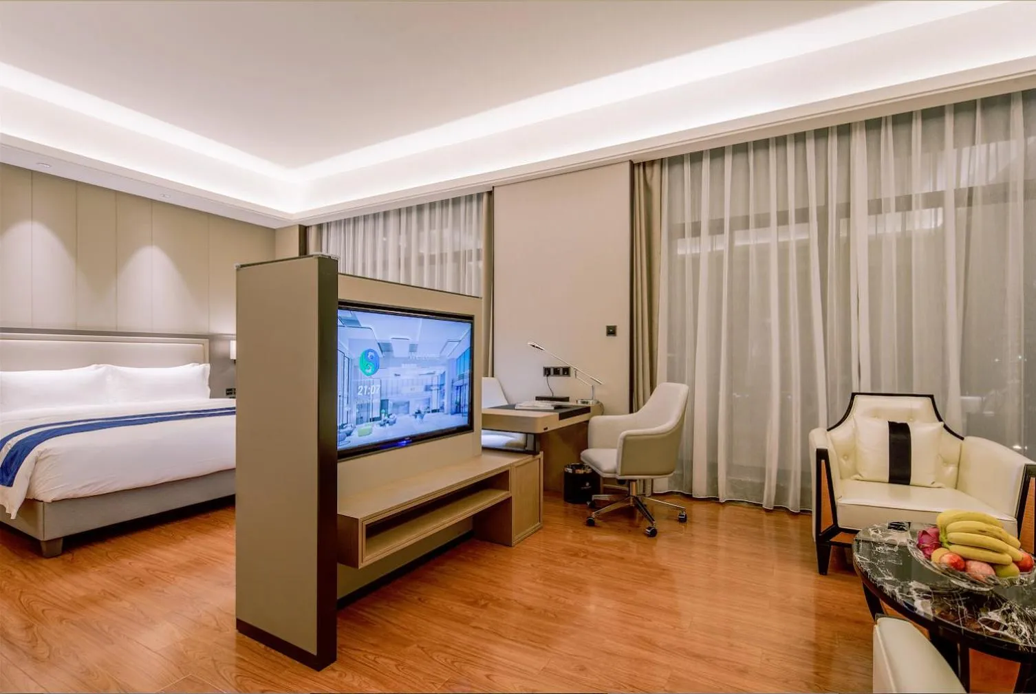 TV and multimedia, Bed in Guangzhou Southern Airlines Pearl Airport Hotel