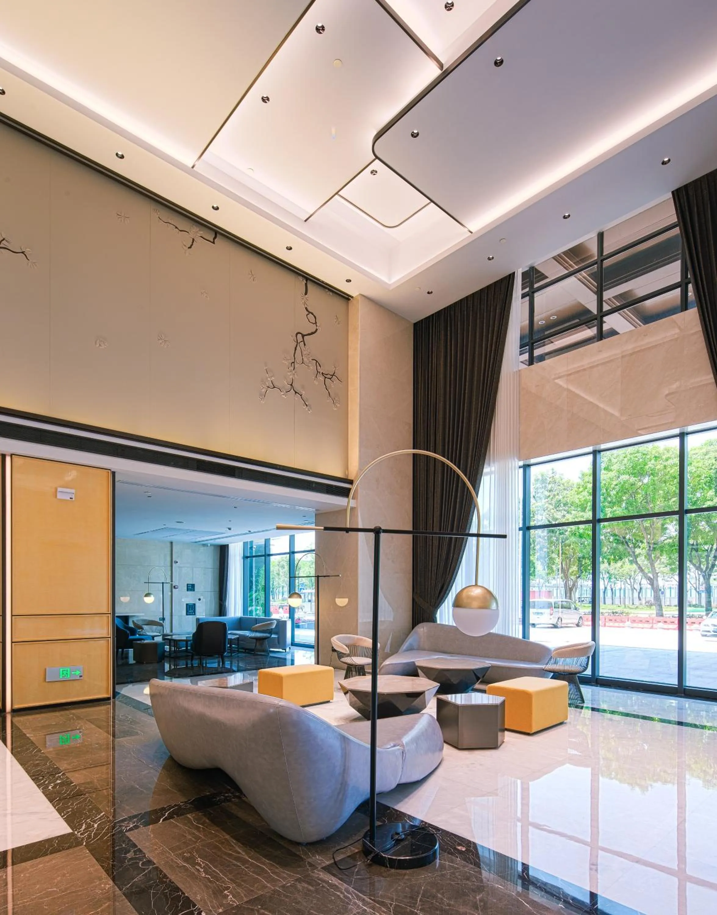 Lobby or reception in Guangzhou Southern Airlines Pearl Airport Hotel