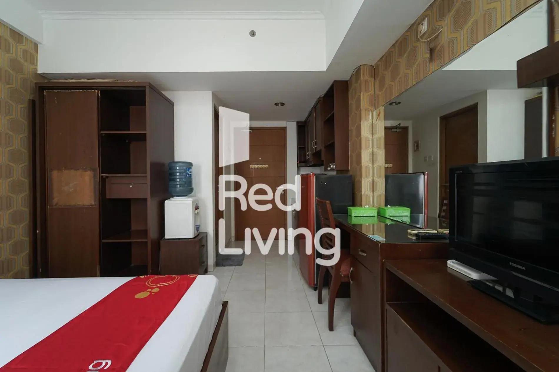 Bedroom, Bed in RedLiving Apartemen Margonda Residence 2 - Pridama Room Bedroom, Bed in RedLiving Apartemen Margonda Residence 2 - Pridama Room