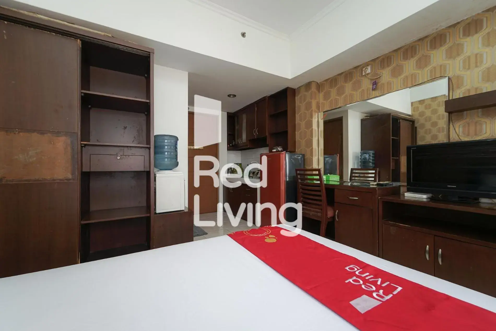 Bedroom, Bed in RedLiving Apartemen Margonda Residence 2 - Pridama Room Bedroom, Bed in RedLiving Apartemen Margonda Residence 2 - Pridama Room