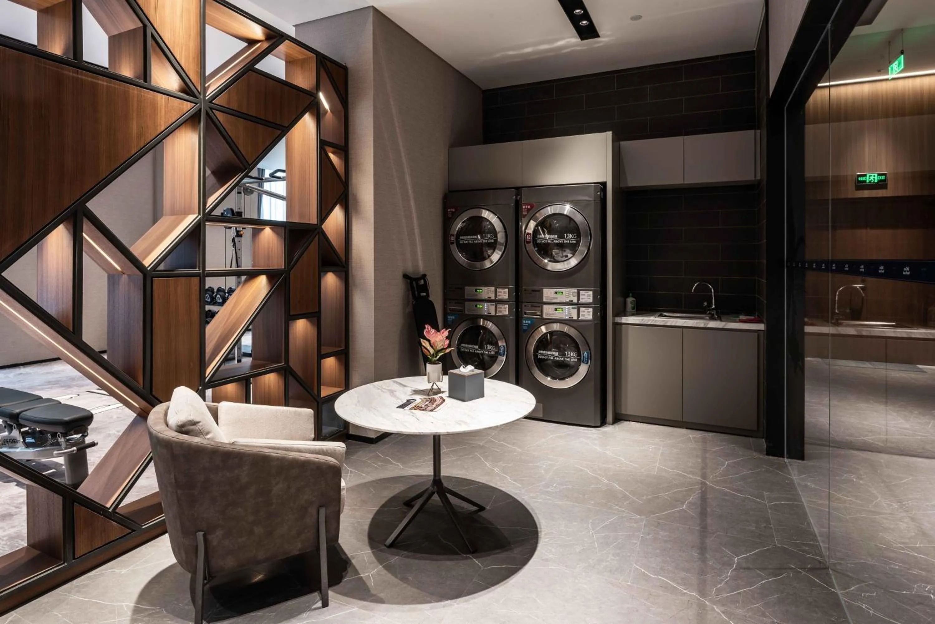 washing machine in UrCove by Hyatt Shanghai Lujiazui Expo Center