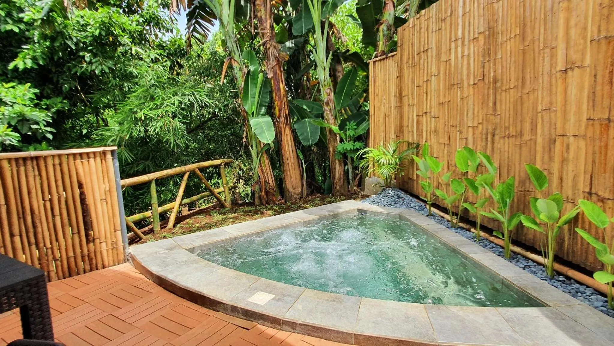 Pool view in The Farm Shack by SMS Hospitality