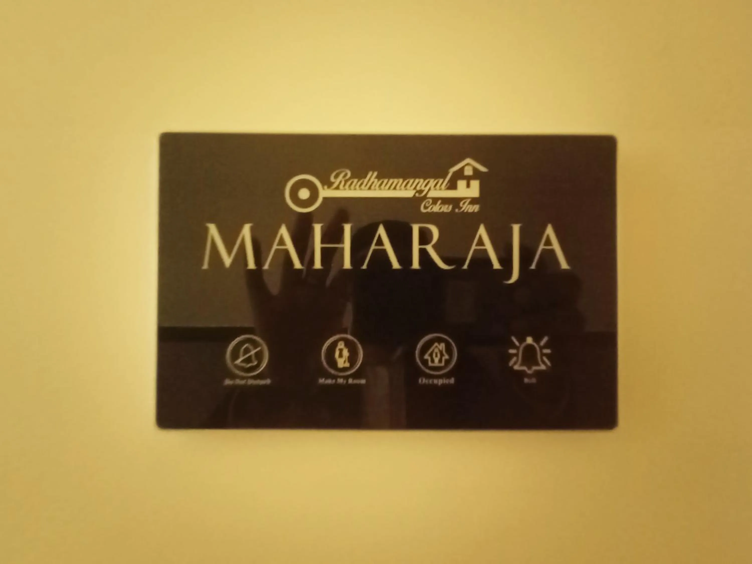 Text overlay in Radhamangal Colors Inn