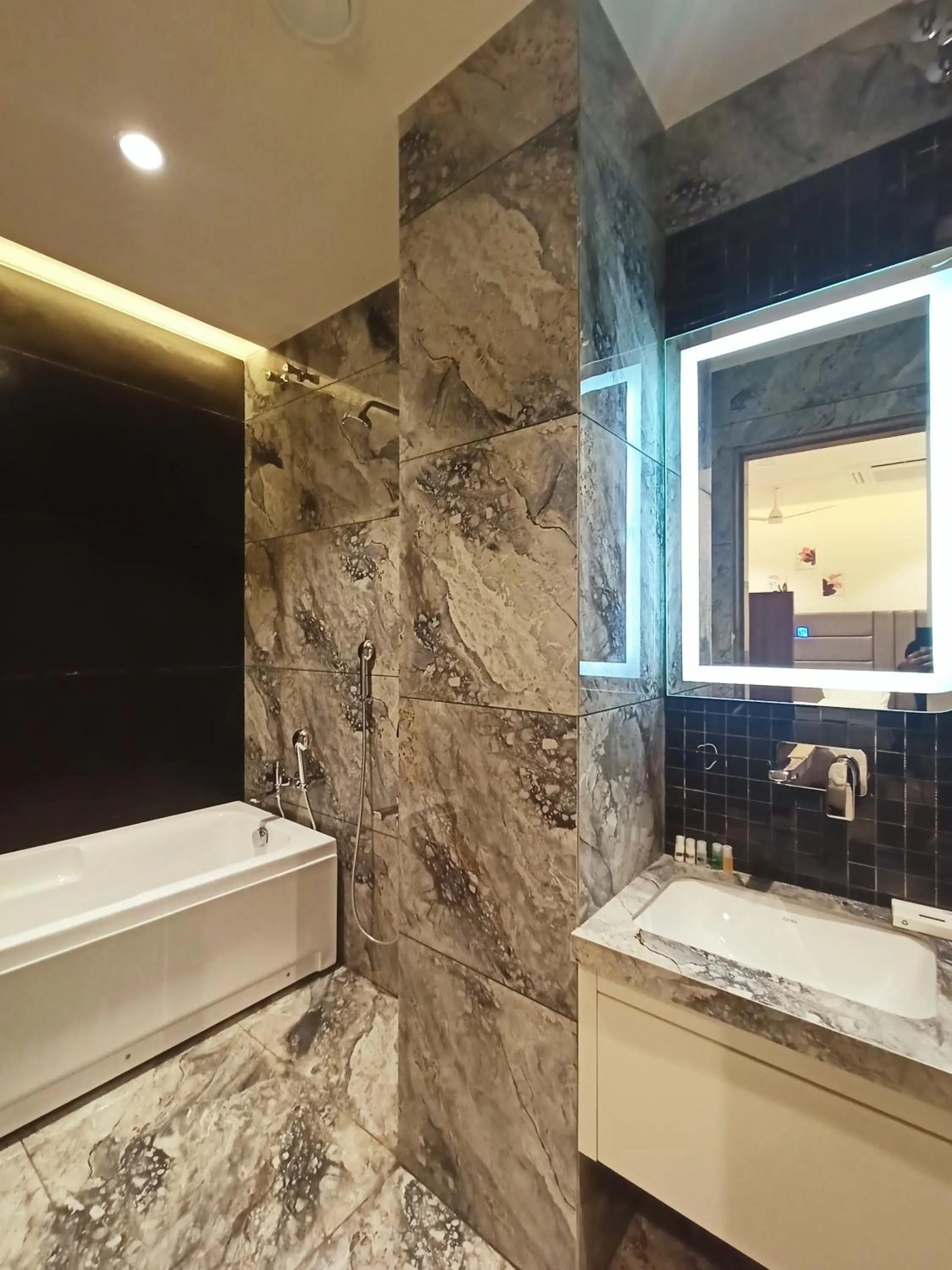 Bathroom in Radhamangal Colors Inn