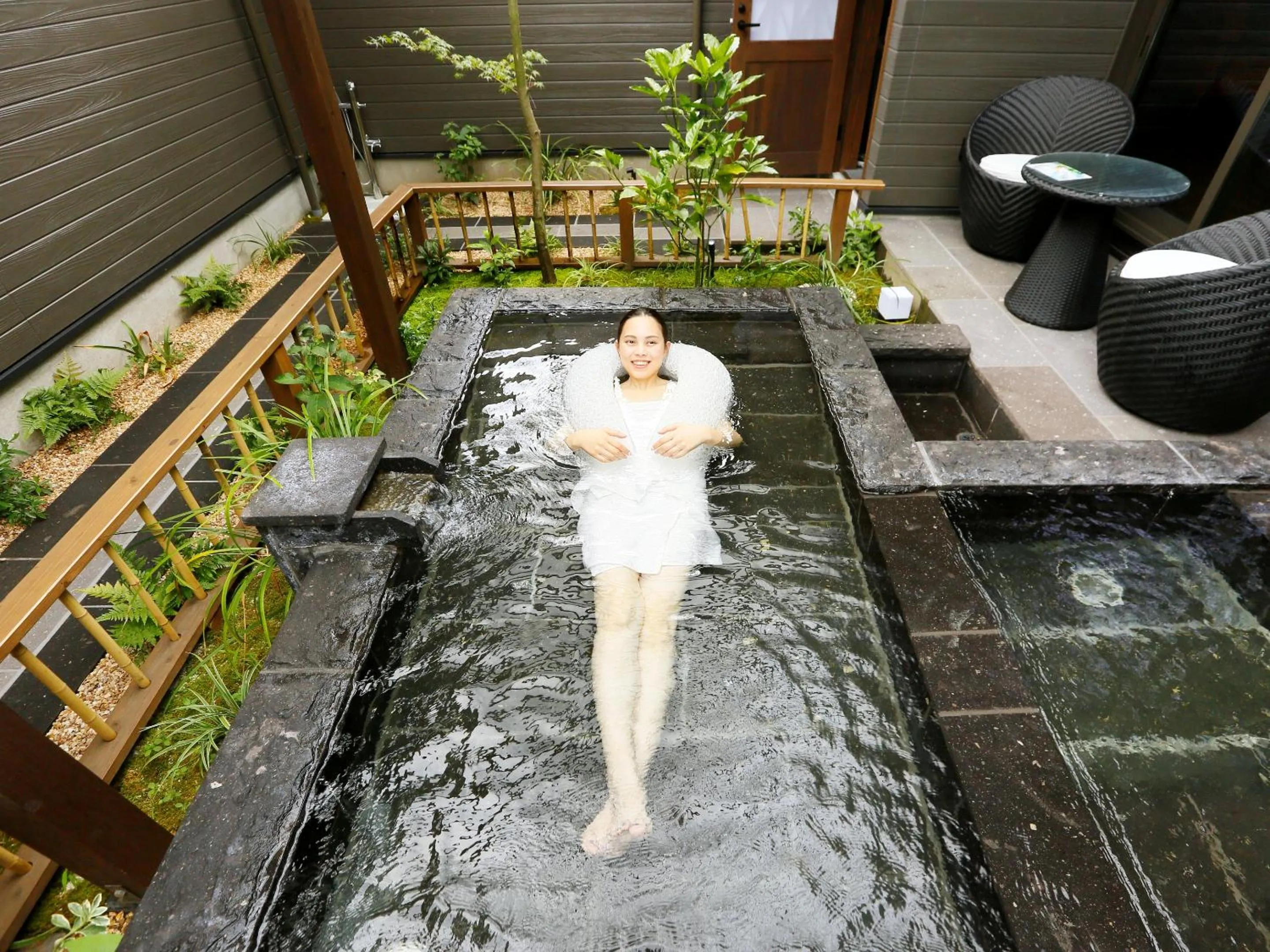 Open Air Bath in Yumotoan Kiyohime