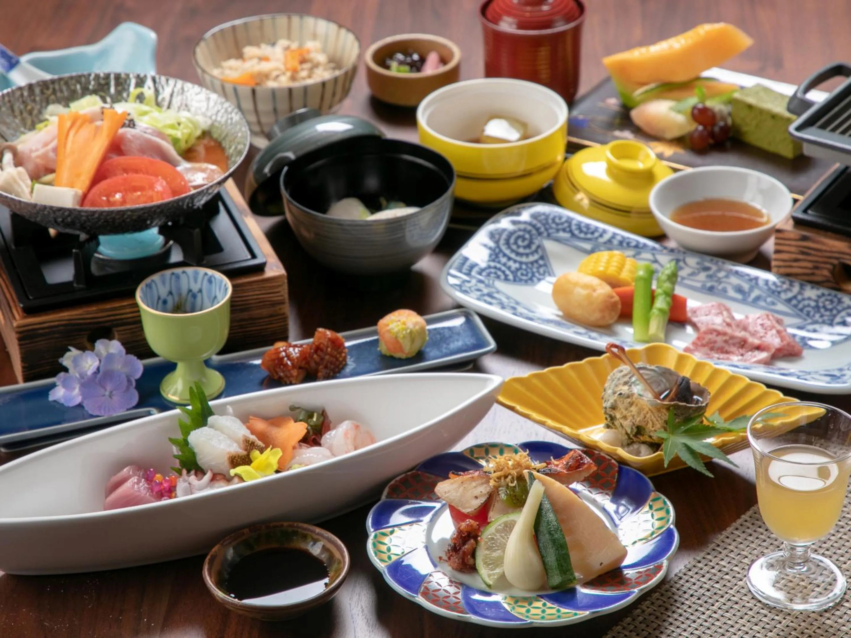 Dinner in Yumotoan Kiyohime