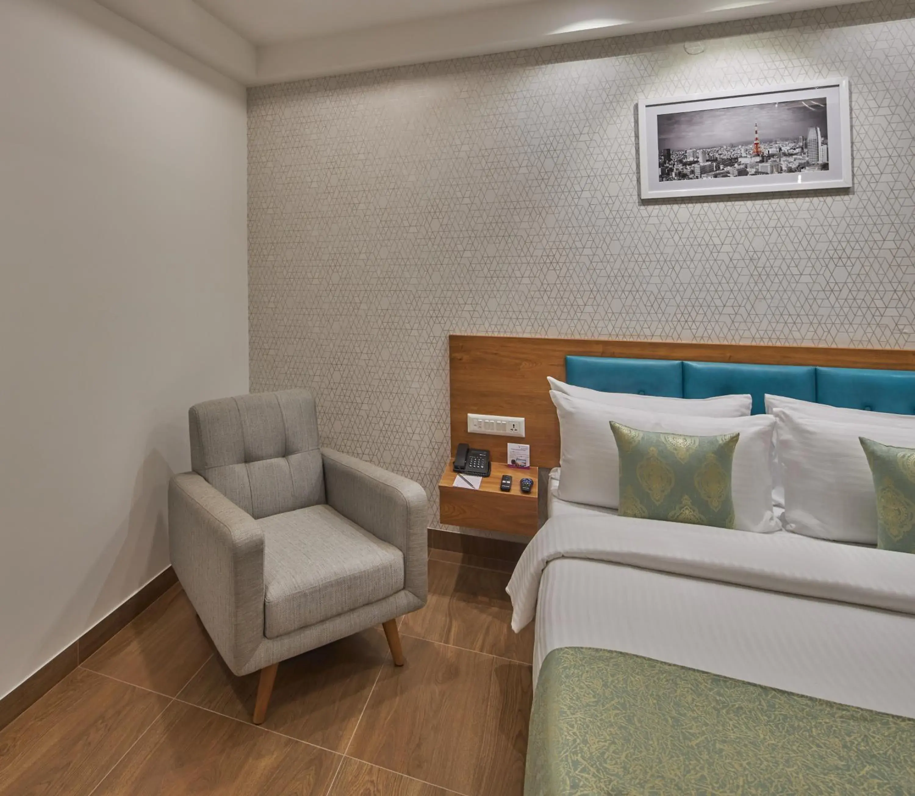 Bedroom, Bed in Regenta Inn 4th Block Koramangala Bangalore Bedroom, Bed in Regenta Inn 4th Block Koramangala Bangalore