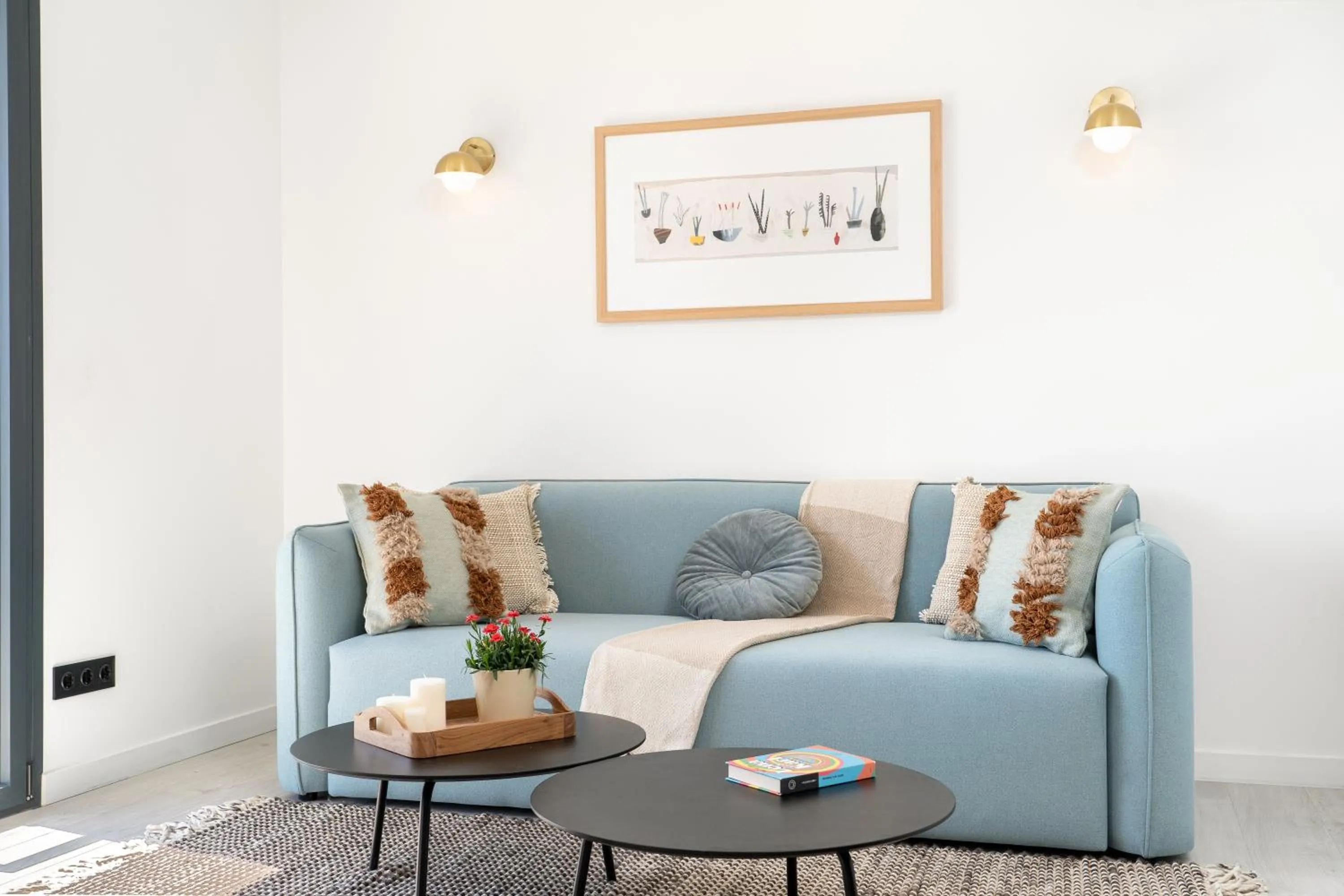 Living room in TSA La Rambla