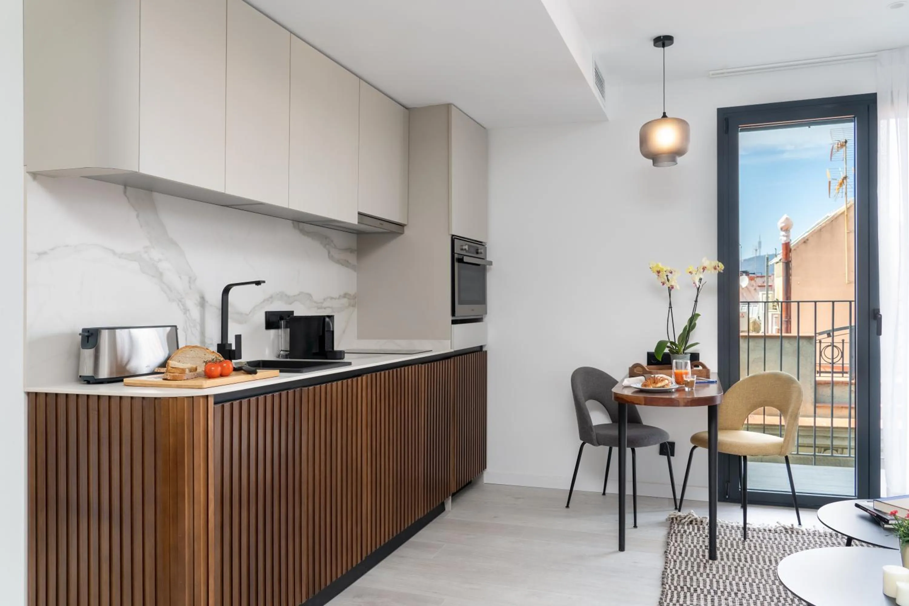 Kitchen or kitchenette in TSA La Rambla