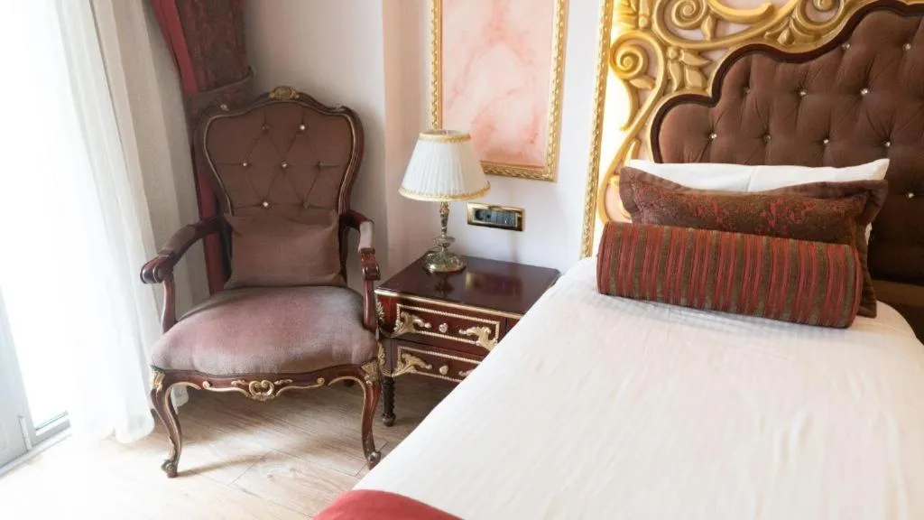 Bed in Golden Marmara Hotel