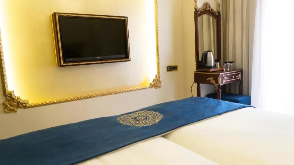 Bed in Golden Marmara Hotel