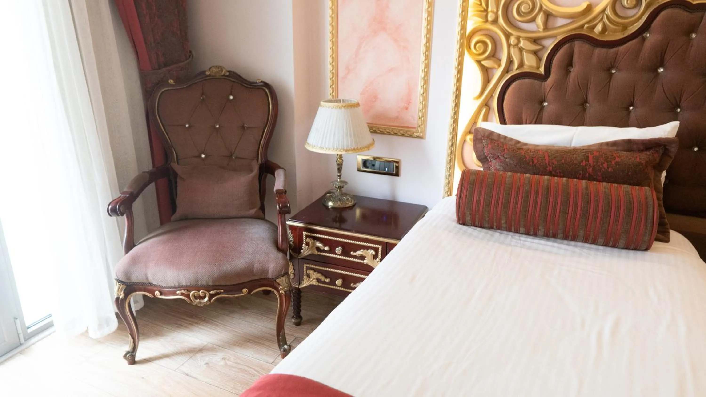 Bed in Golden Marmara Hotel