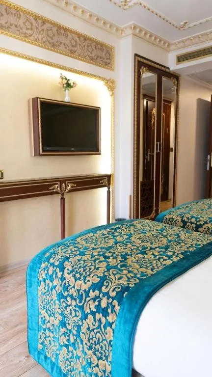 Bed in Golden Marmara Hotel
