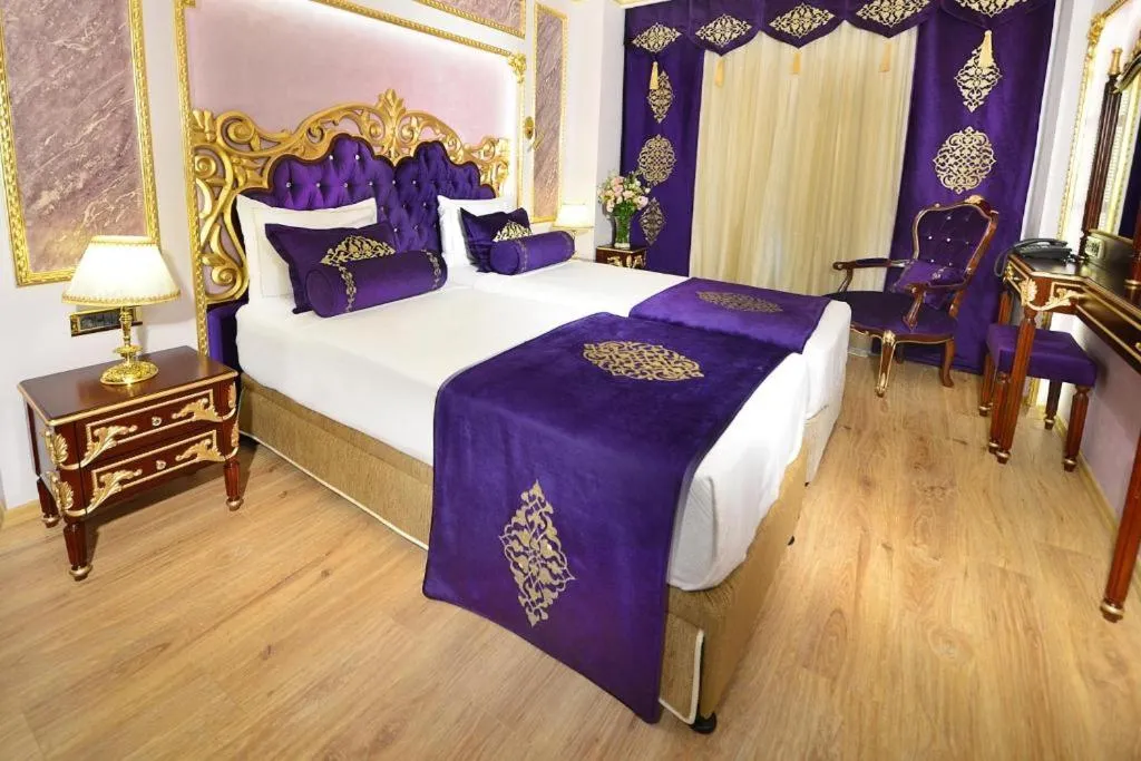 Bed in Golden Marmara Hotel