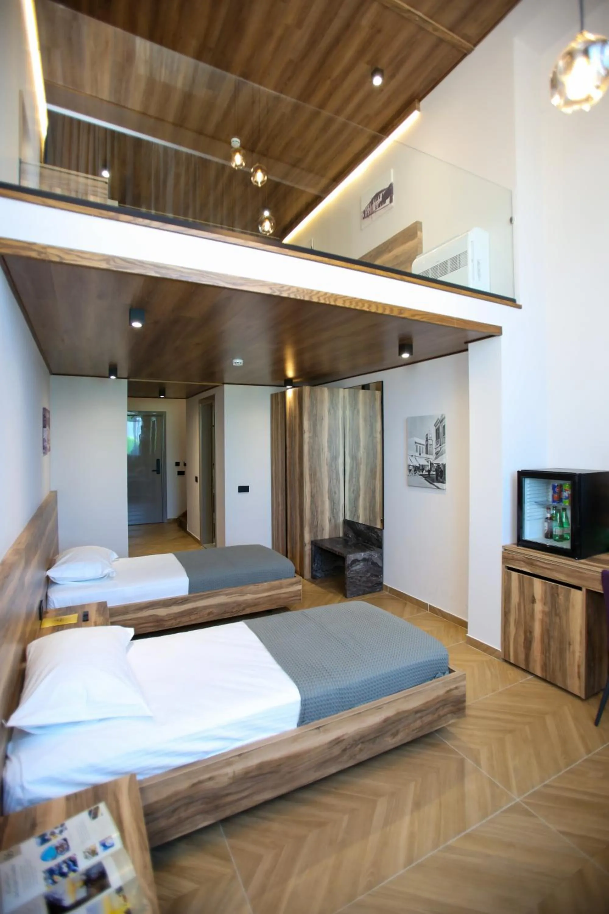 Bed in Belvedere Hotel & SPA