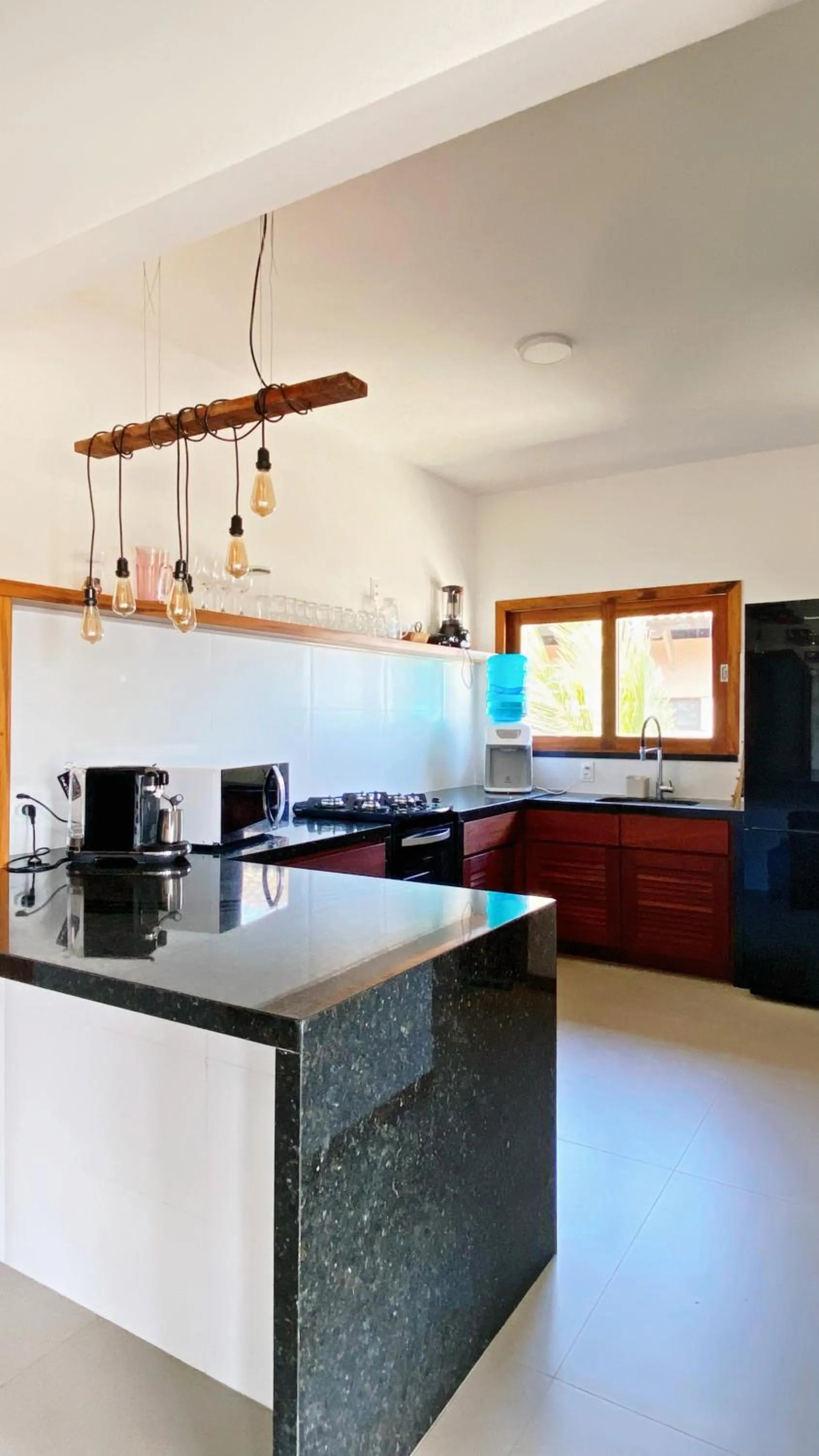 Kitchen or kitchenette in Dream Beach Cumbuco Superior Oceanfront Apartments